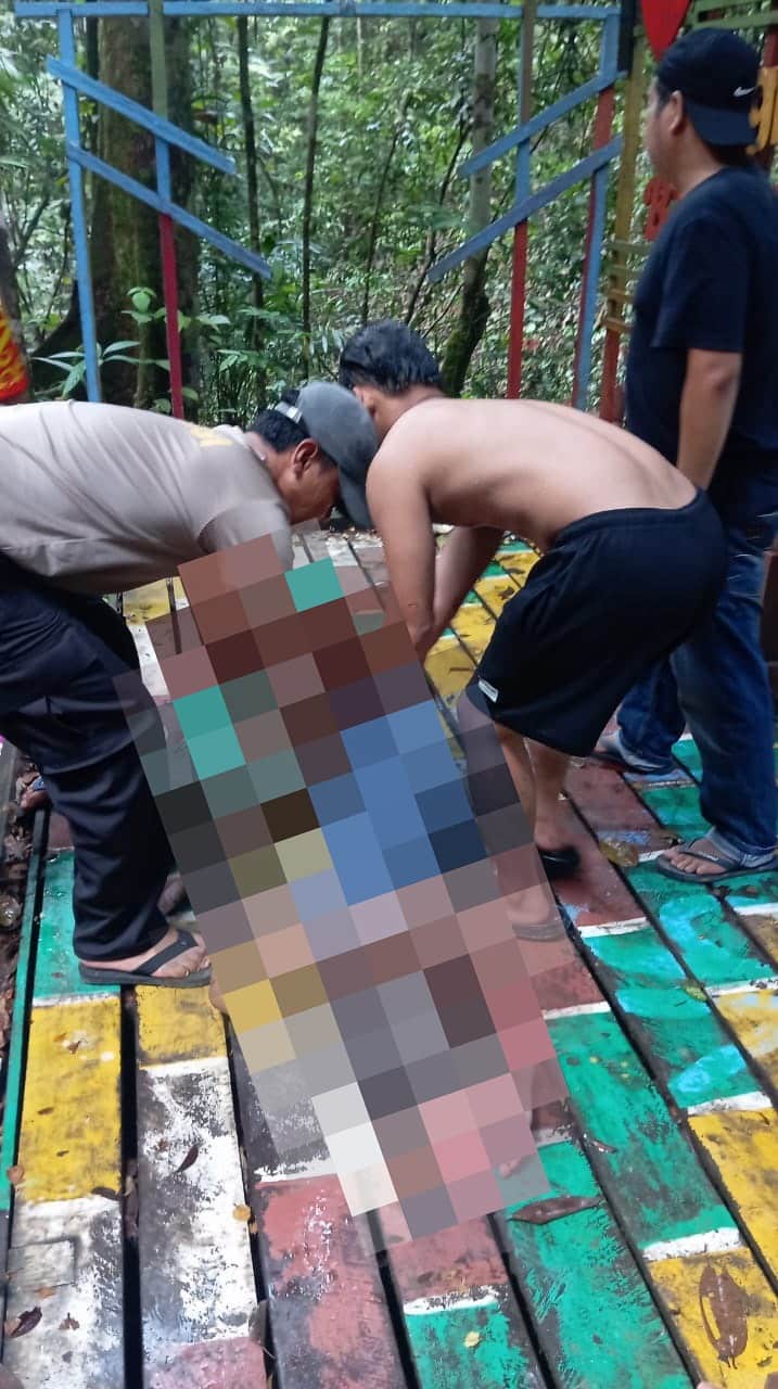 Remaja Tewas Tenggelam Saat Mandi di Air Terjun Siling Beroban