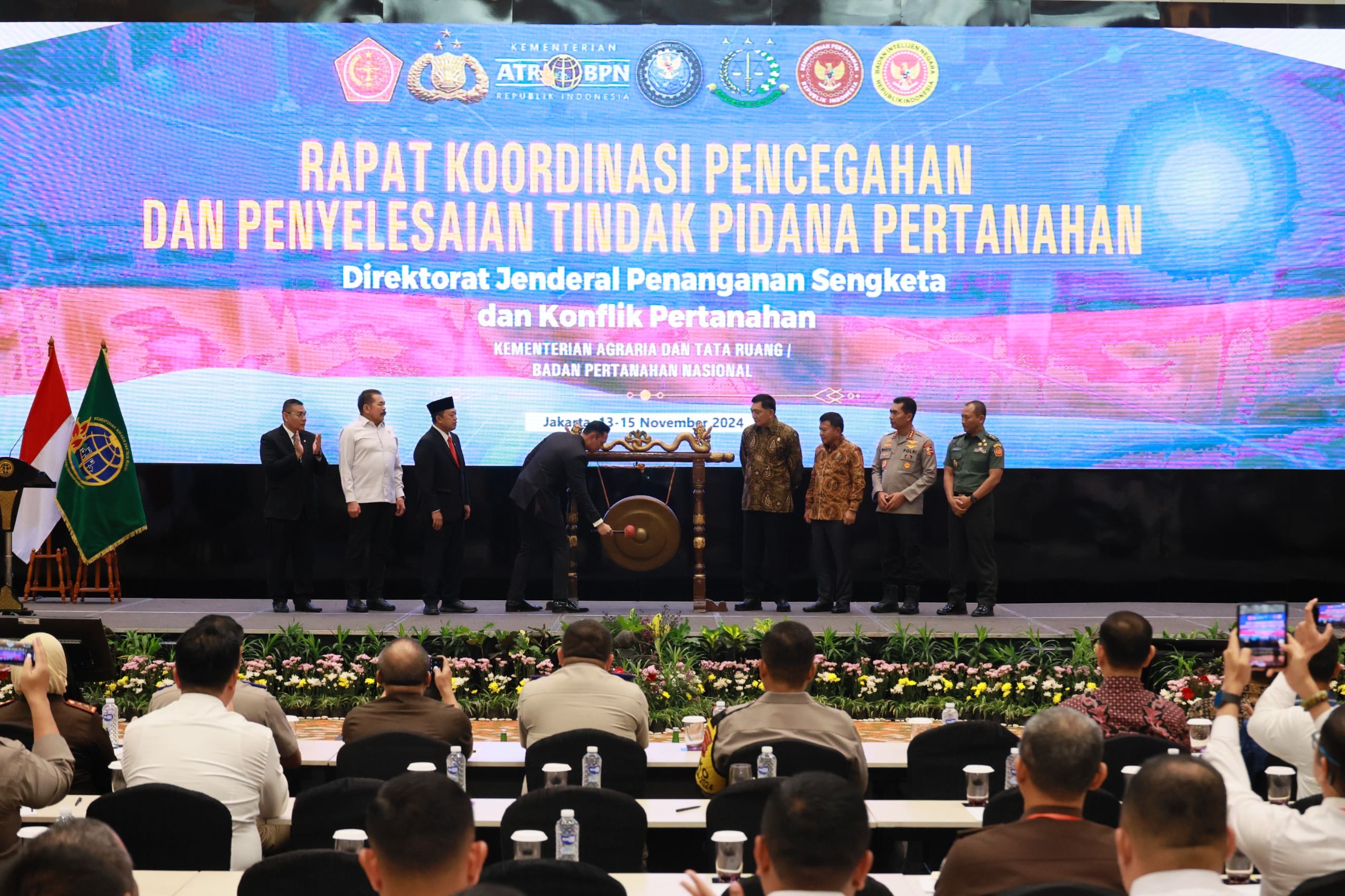 Buka Rakor Pencegahan dan Penyelesaian Tindak Pidana Pertanahan 2024, Menko Infra: Kita Tidak Tebang Pilih