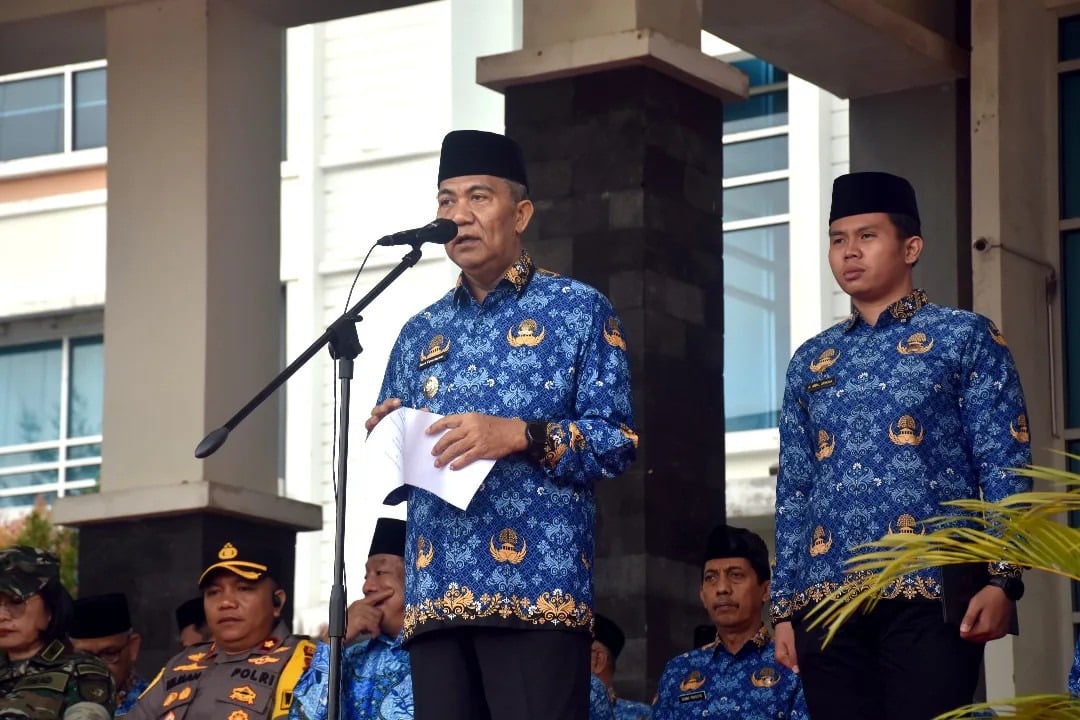 HUT Korpri 2024, Pj Bupati Kamaruzaman Sampaikan Pesan Presiden Prabowo