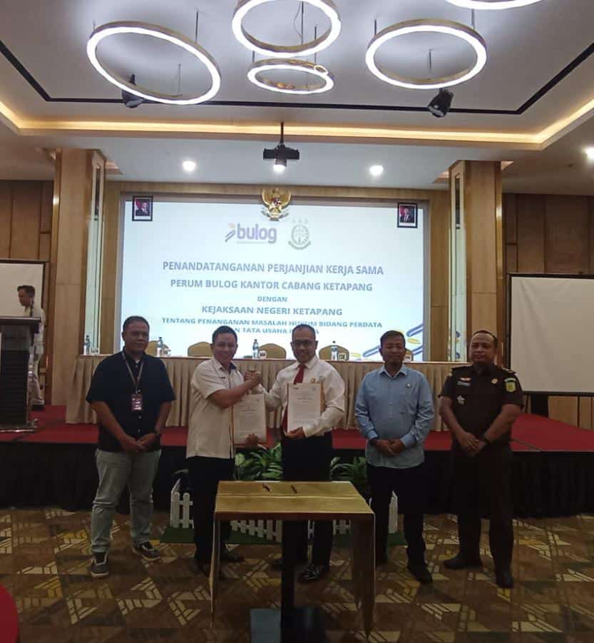 Bulog dan Kejari Ketapang Teken MoU Bidang Hukum PTUN