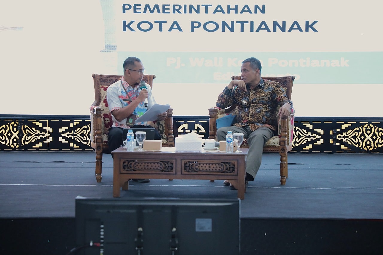 Pj Wako Pontianak Jadi Narasumber Diseminasi Pencegahan Korupsi di Pemerintahan Daerah