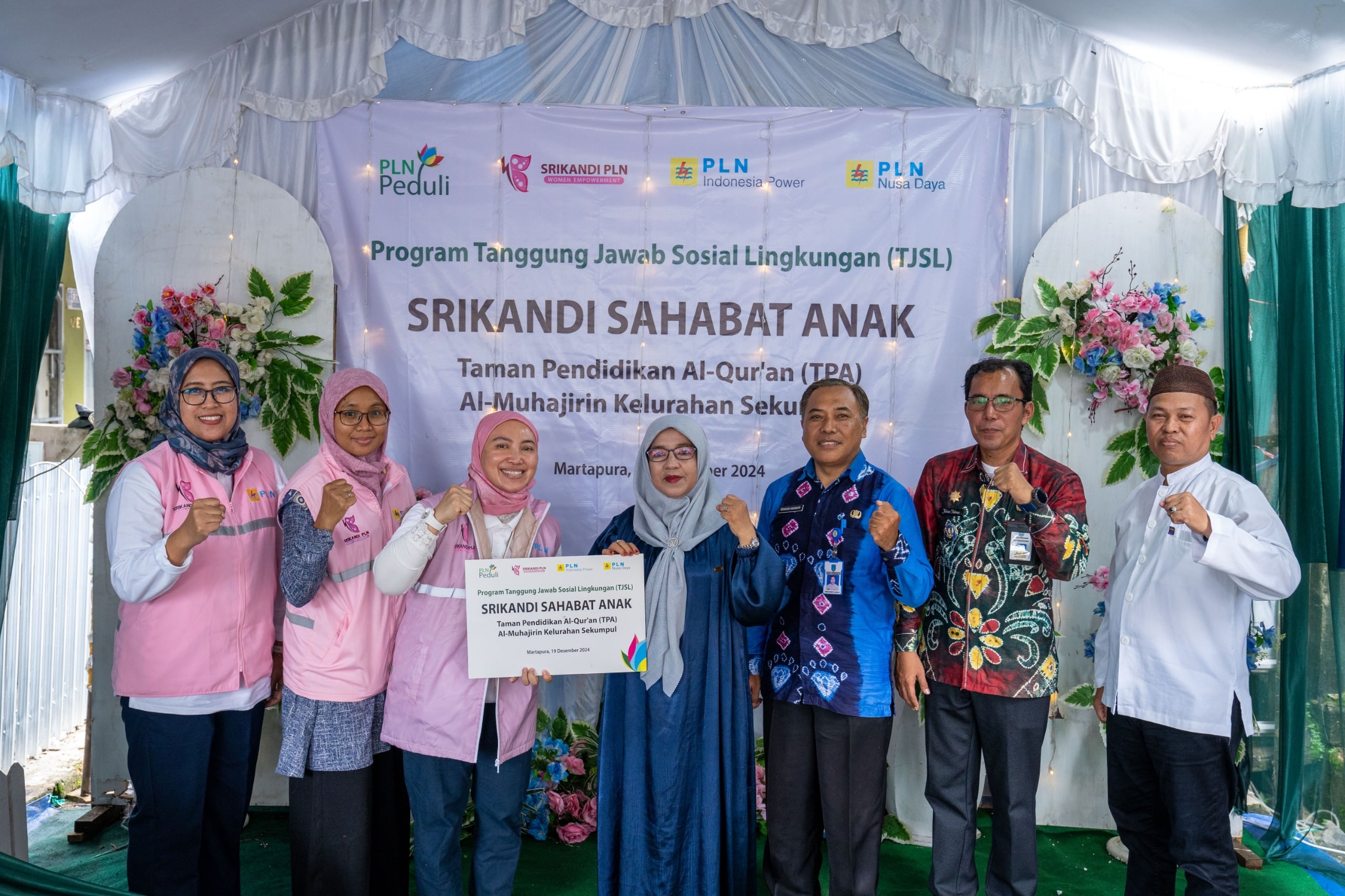 Srikandi Sahabat Anak Berbagi Kebahagiaan di TPA Al-Muhajirin