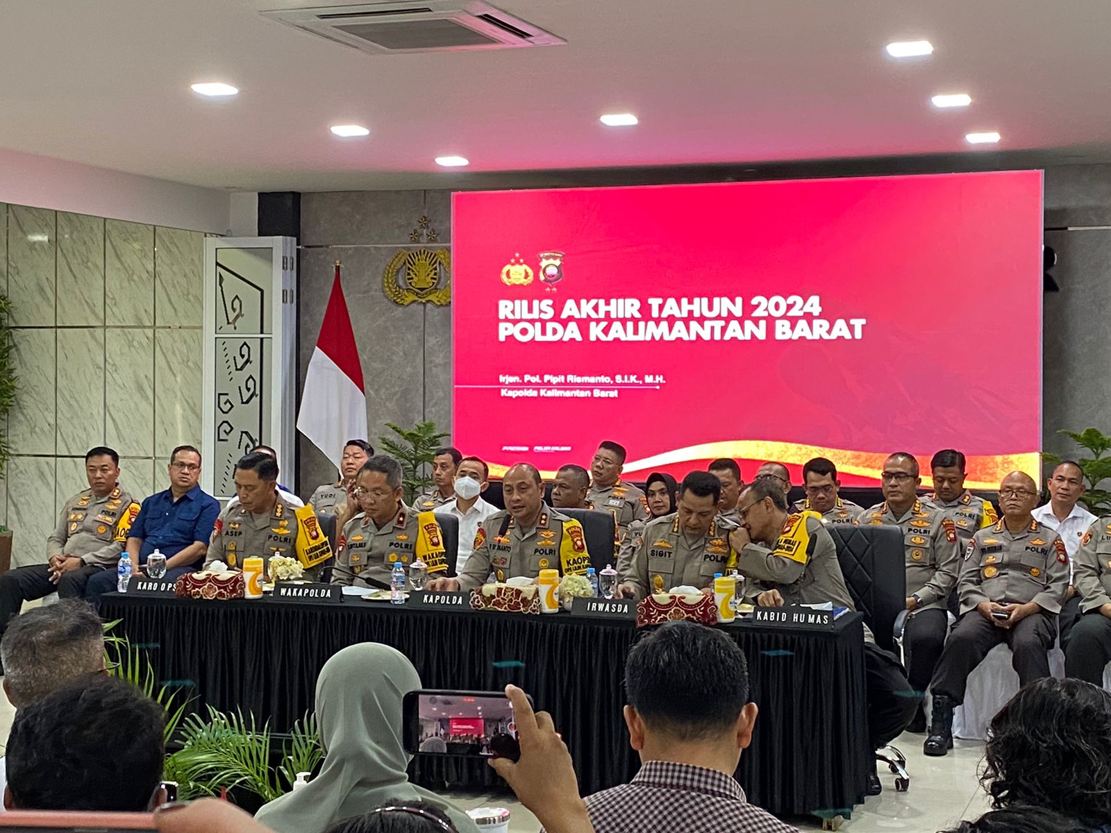 Sepanjang 2024 Polda Kalbar Terima 3.755 Laporan, Paling Banyak Kasus Pencurian