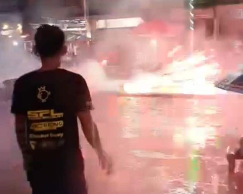 Insiden Malam Tahun Baru di Sambas, Letusan Kembang Api Kenai Penonton