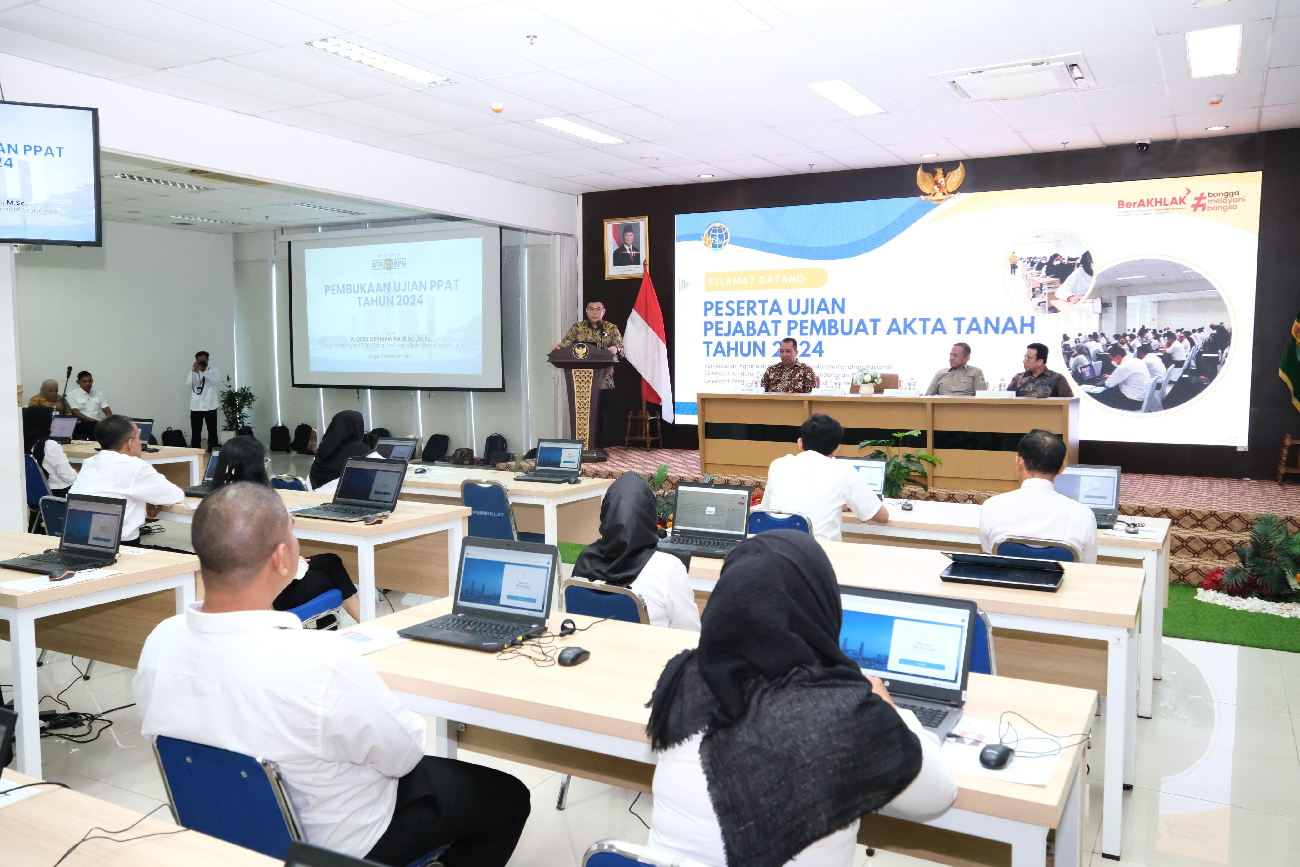 Wamen Ossy Harapkan PPAT Turut Dukung Layanan Pertanahan yang Adil, Merata, dan Berkesinambungan