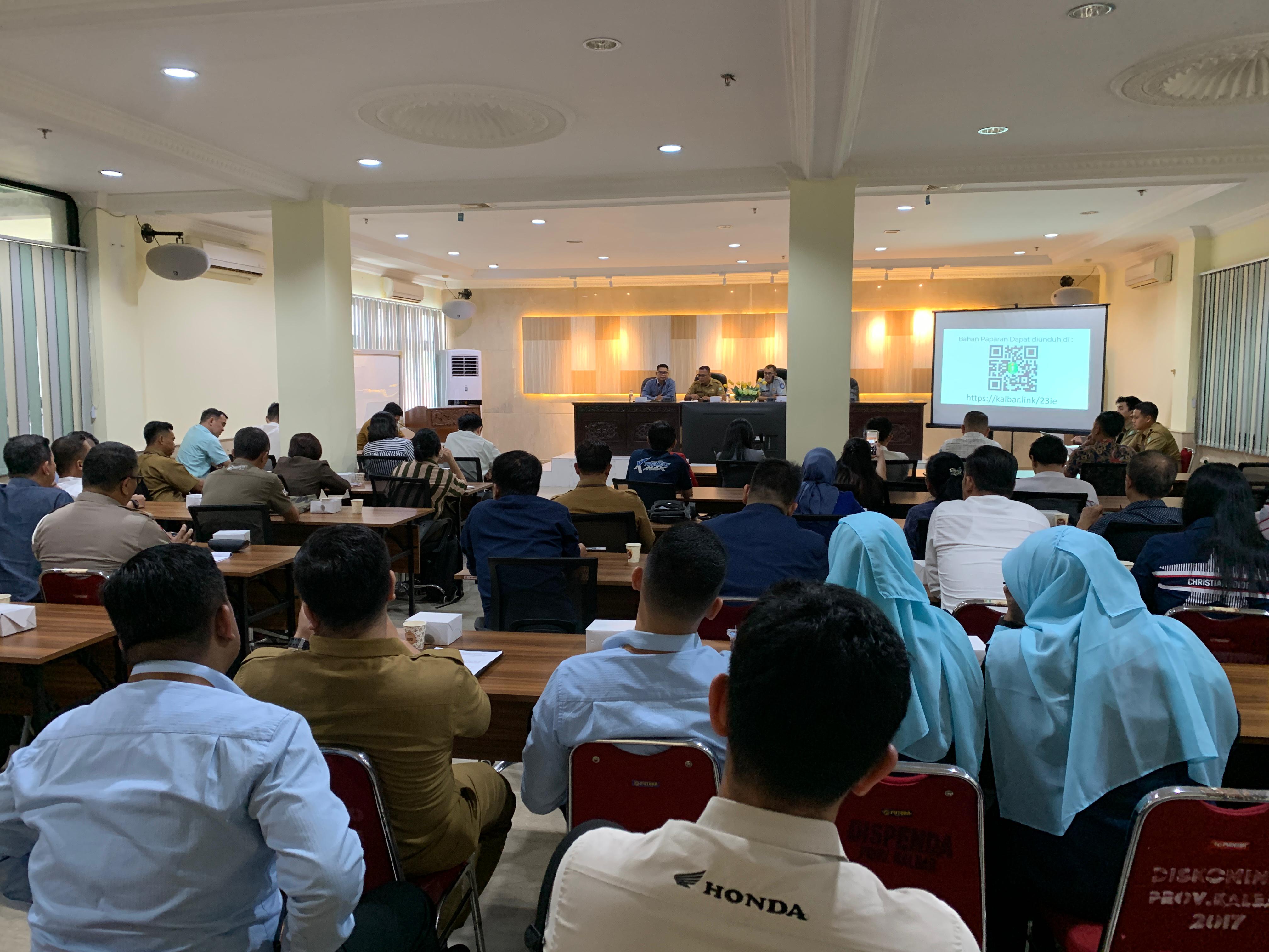 Bapenda Kalbar Sosialisasikan Penerapan Pergub Tentang Pengurangan Pokok Pajak Kendaraan