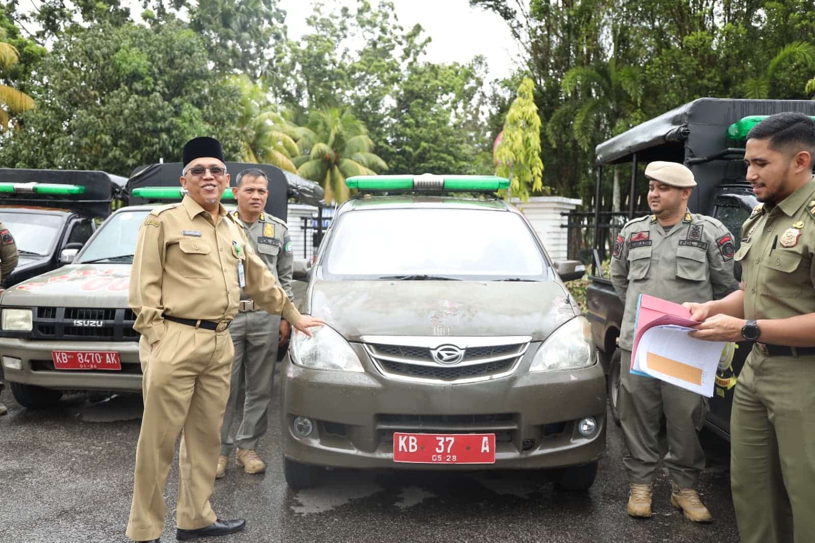 Pastikan Pelayanan Terpenuhi, Pemkot Pontianak Cek Mandiri Kendaraan Operasional Satpol PP