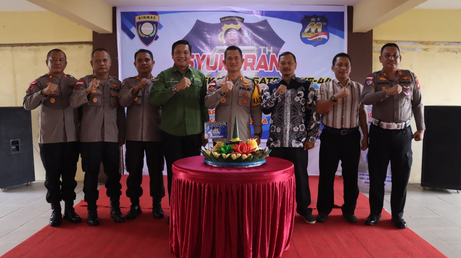 Polres Kapuas Hulu Gelar Syukuran HUT Satpam ke-44