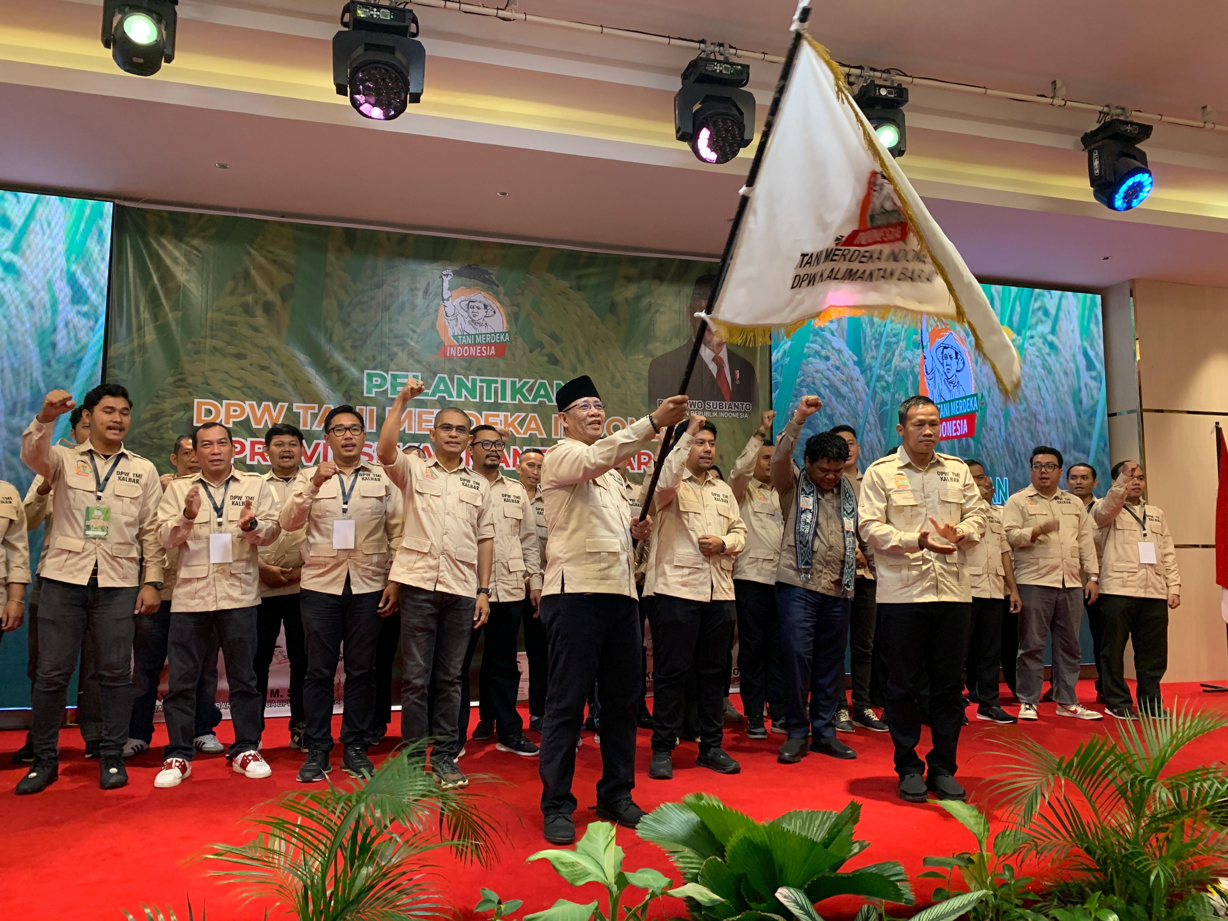 PW Tani Merdeka Indonesia Kalbar Terbentuk, Siap Kawal Program Swasembada Pangan Presiden RI Prabowo