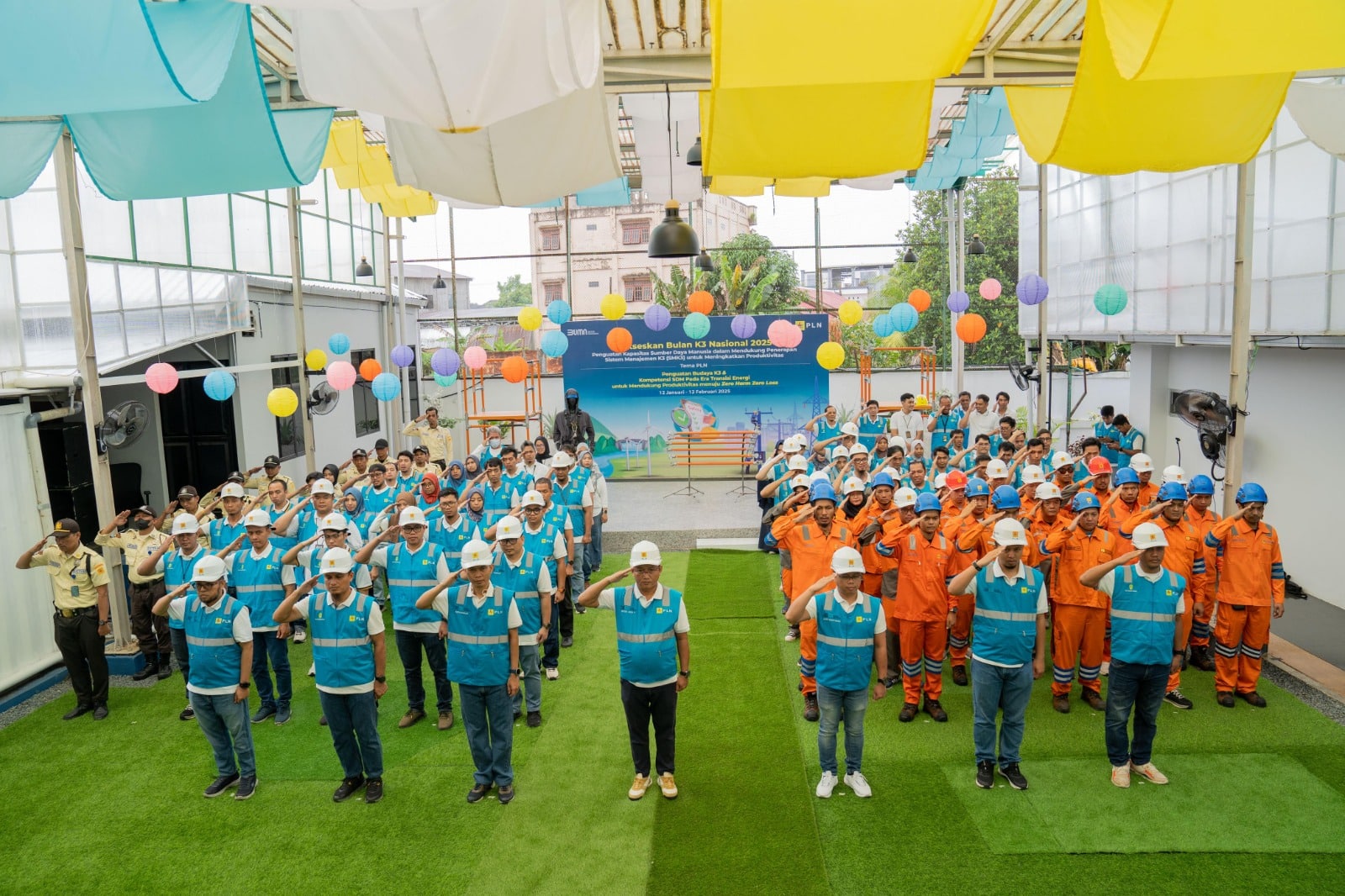 PLN Gelar Apel Nasional Bulan K3 2025, Awali Tahun dengan Komitmen Keselamatan Kerja