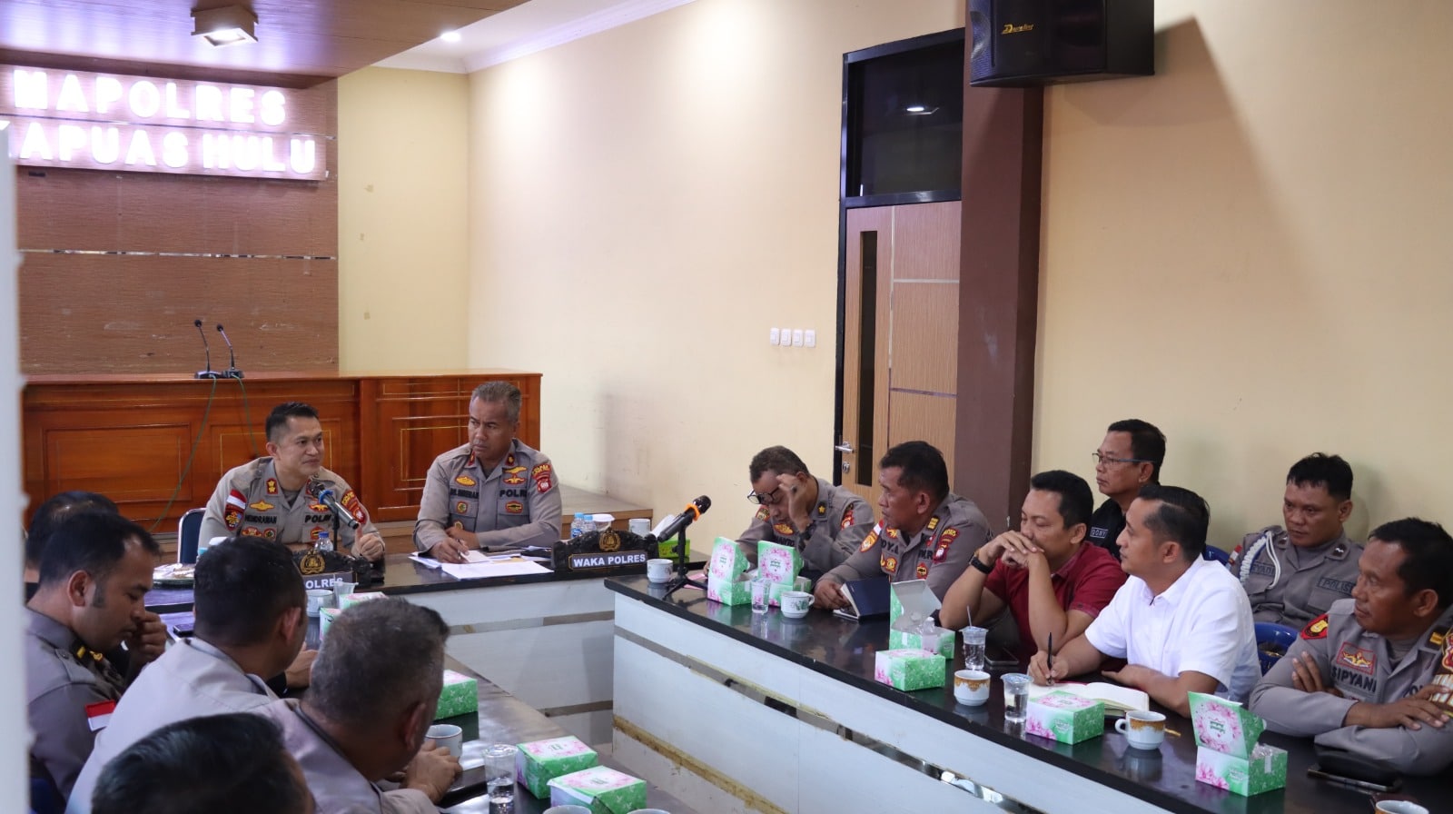 Kapolres Kapuas Hulu Pimpin Rapat Program Ketahanan Pangan, Tekankan Sinergitas dengan Pemerintah dan Masyarakat