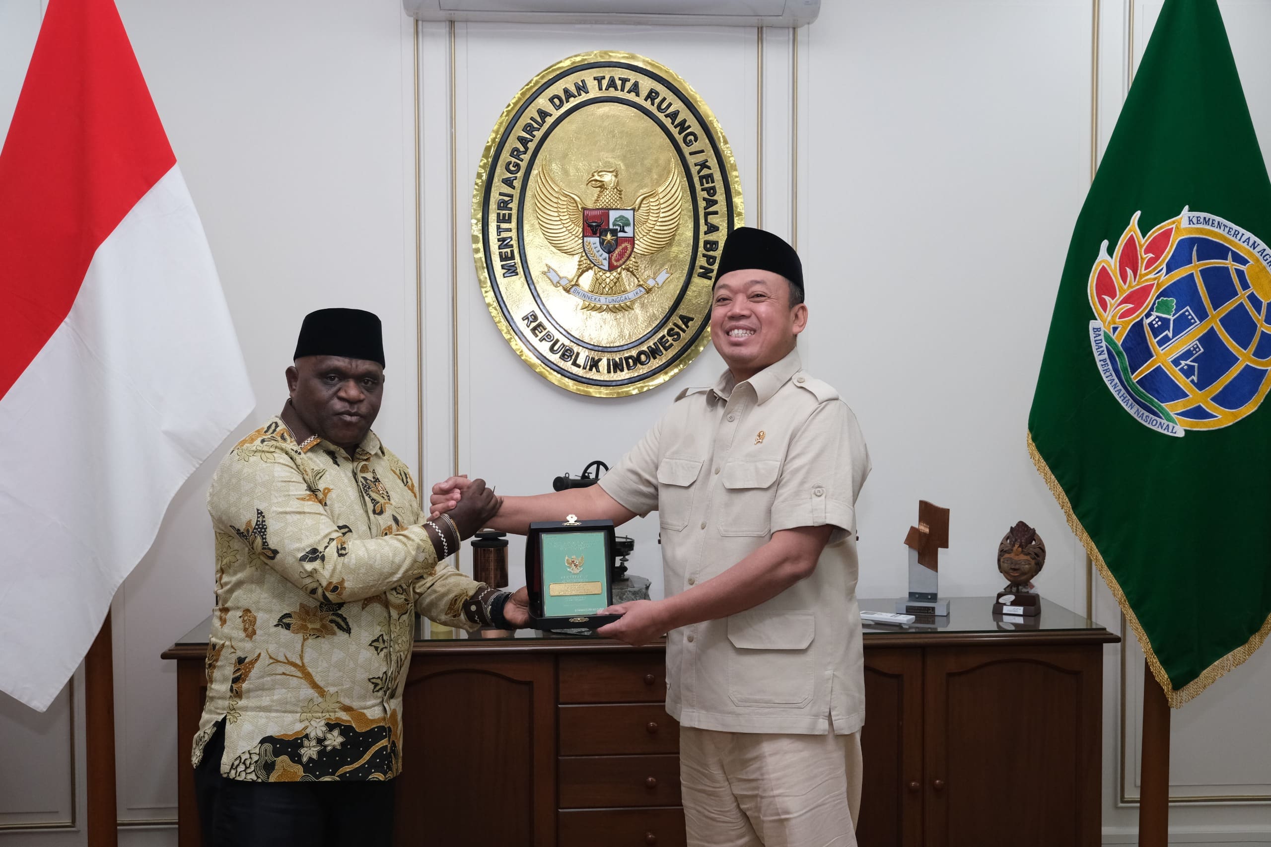 Kementerian ATR/BPN Koordinasi dengan Kementerian HAM, Bahas Legalisasi Tanah yang Punya Dampak Terhadap HAM