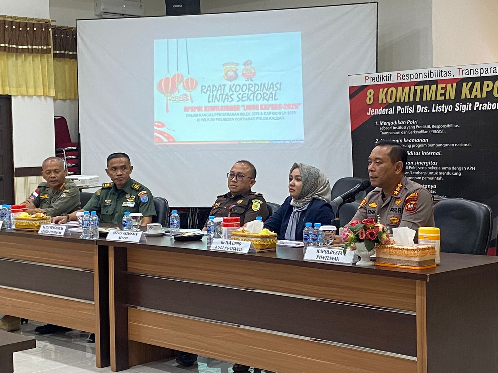 Polresta Pontianak Kerahkan 437 Personel Amankan Imlek dan Cap Go Meh 2025