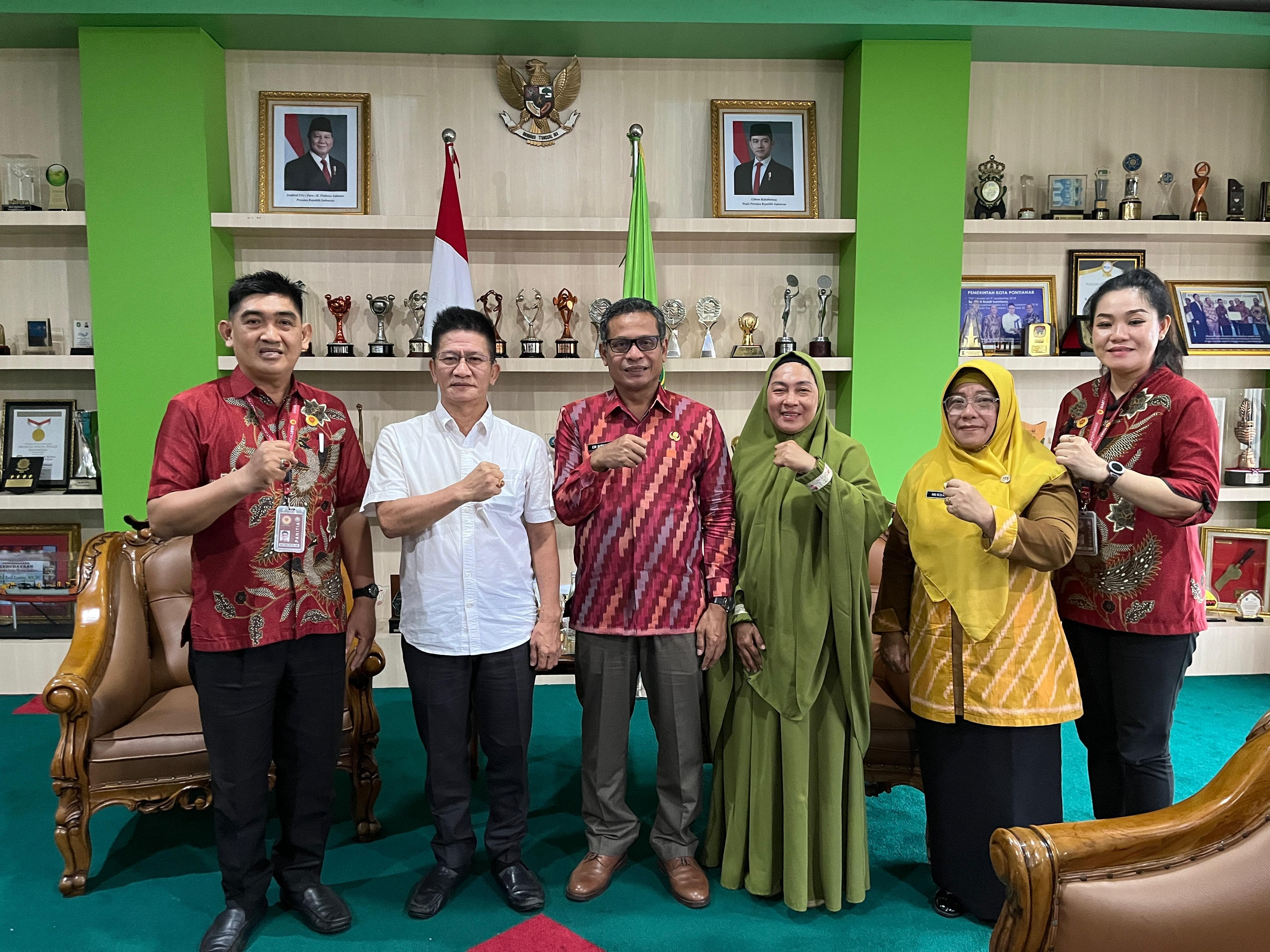 Matangkan Persiapan, Panitia CGM Audiensi dengan Pj Wako Pontianak