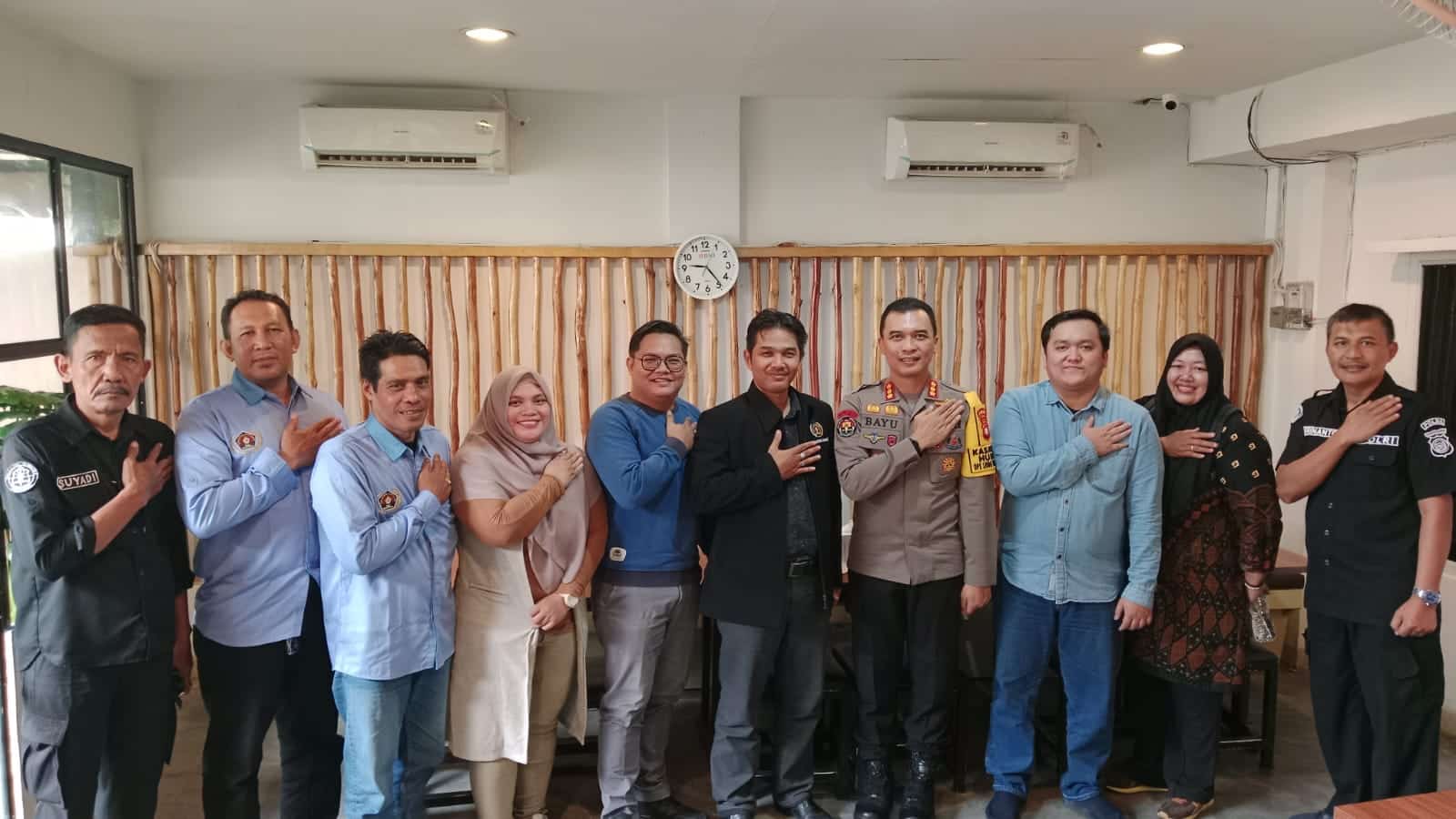 Tingkatkan Kemitraan dengan Media, Kabid Humas Polda Kalbar Ngopi Bareng PWI