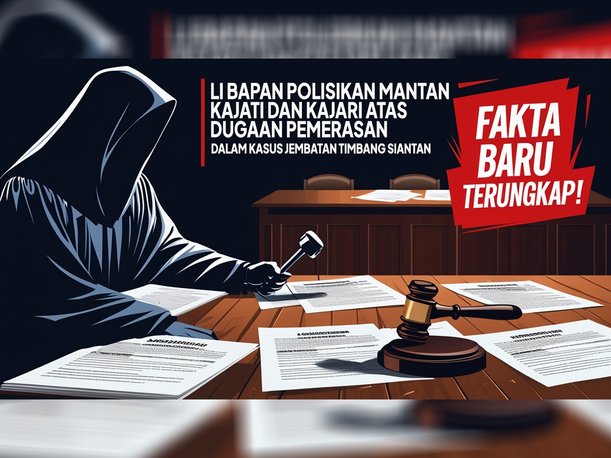 LI BAPAN Polisikan Mantan Kajati dan Kajari atas Dugaan ‘Meras’ dalam Kasus Jembatan Timbang Siantan