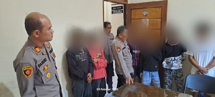 Polresta Pontianak Amankan 8 Remaja yang Hendak Tawuran