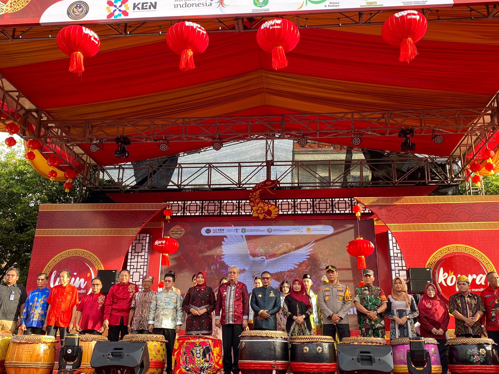 Pekan Promosi dan Kuliner Cap Go Meh 2025 Pontianak Resmi Dibuka