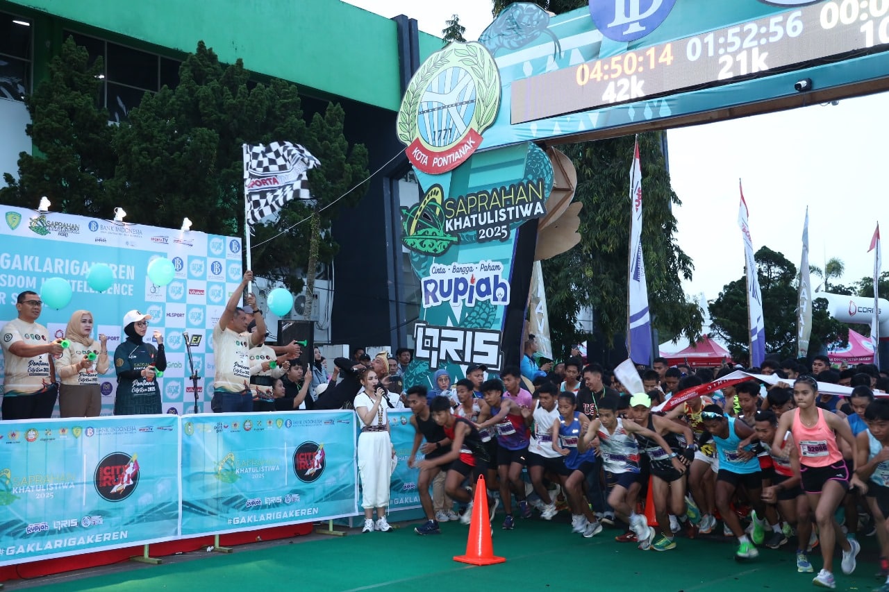 8 Ribu Pelari Meriahkan Pontianak City Run 2025