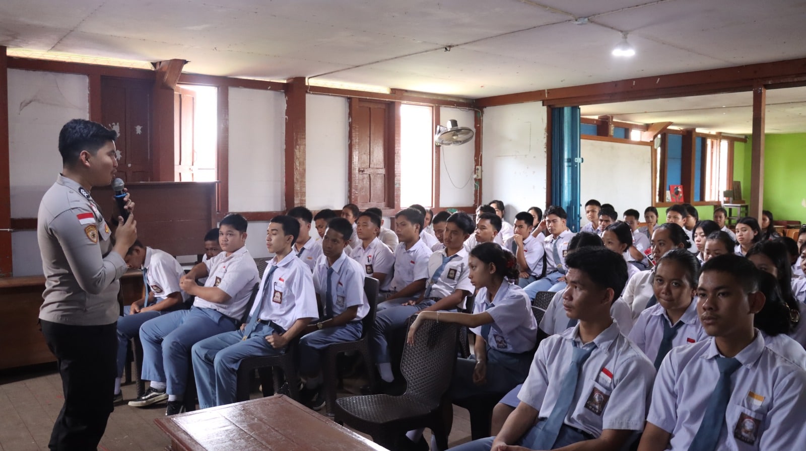 Polres Kapuas Hulu Sosialisasikan Penerimaan Polri TA 2025 di SMA Karya Budi Putussibau