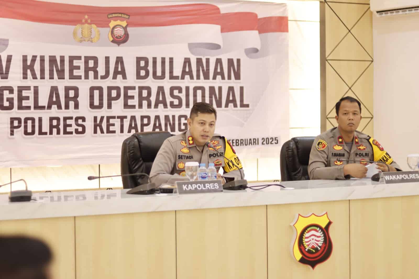 Gelar Anev Bulanan, Kapolres Ketapang: Niatkan Tugas Sebagai Ladang Ibadah