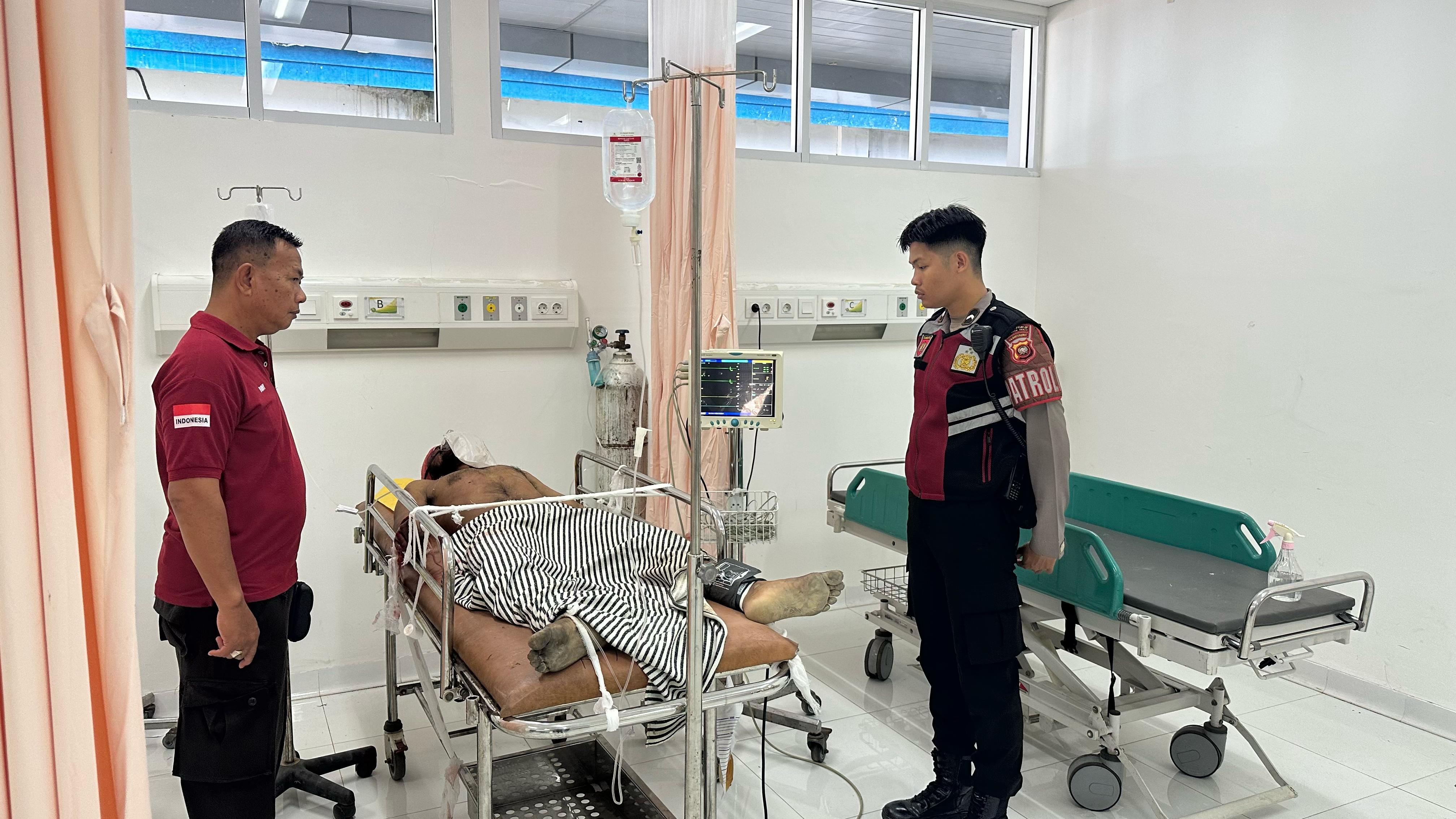 Terduga Pelaku Pembunuhan di Bunut Hulu Kritis Setelah Diamuk Massa