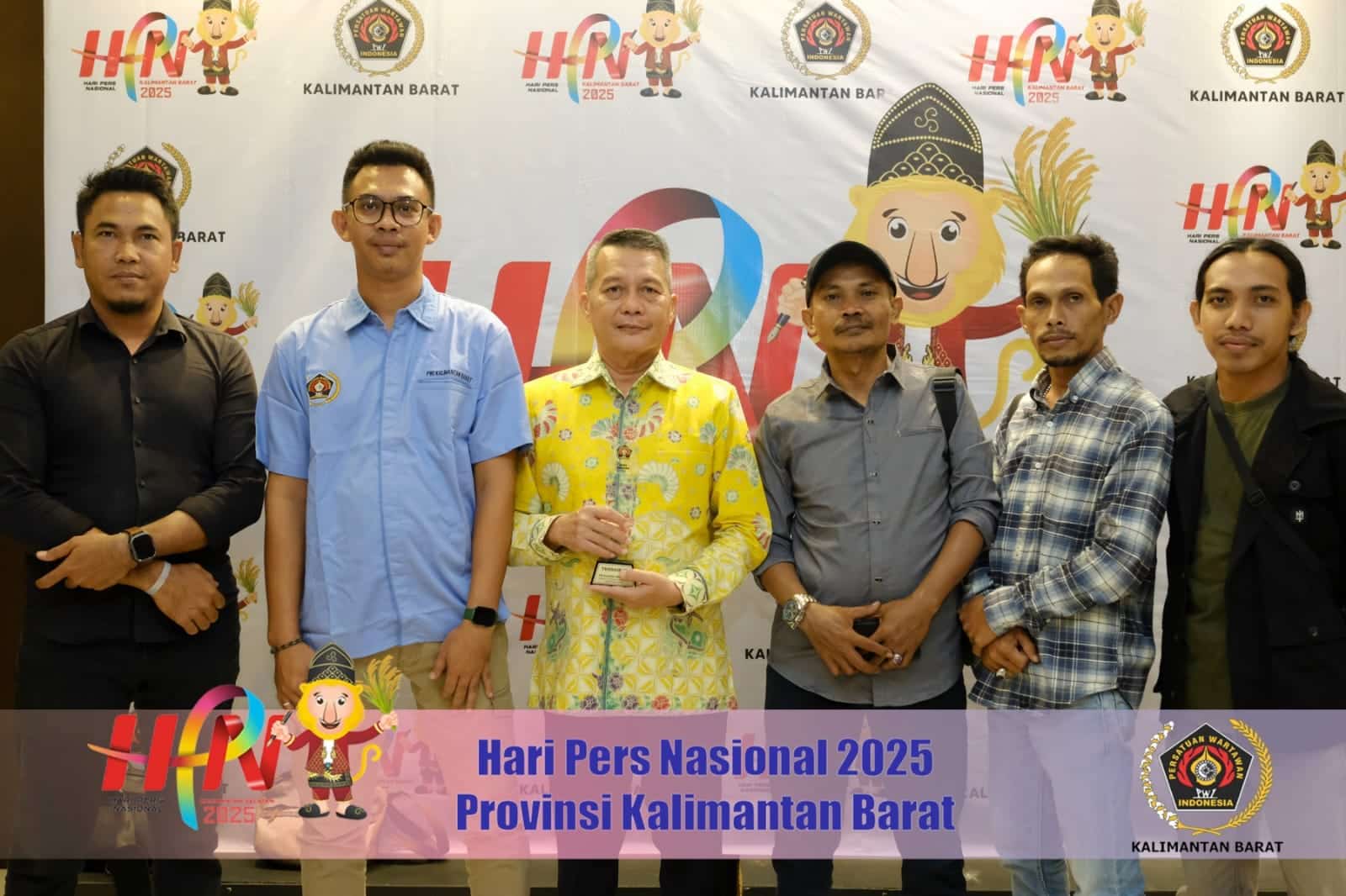 Wartawan Kayong Utara Ikut Meriahkan HPN Provinsi Kalbar 2025