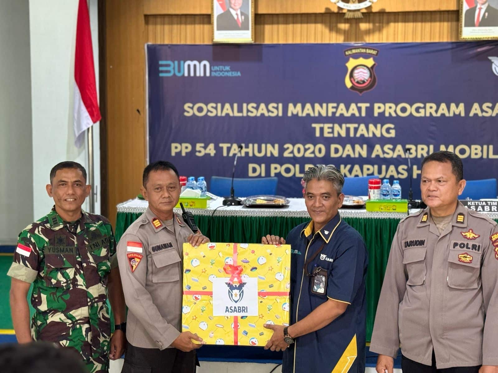 TNI-Polri di Kapuas Hulu Ikuti Sosialisasi Program Asabri