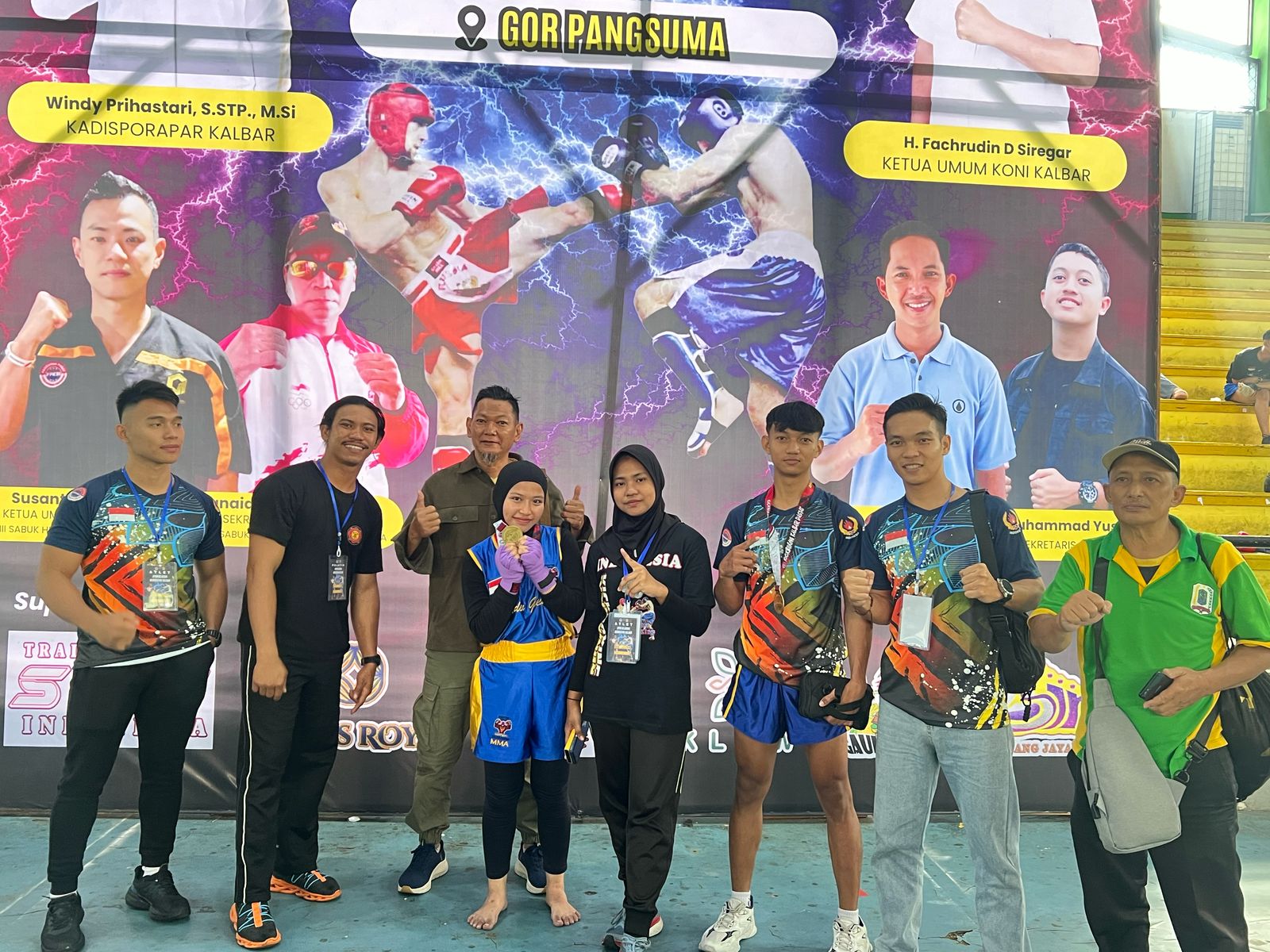 Dua Atlet Kick Boxing Kapuas Hulu Sumbang Medali Emas