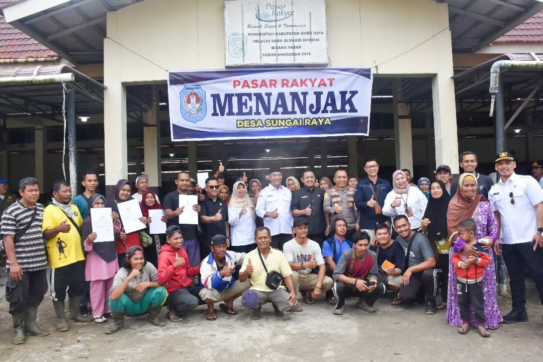 Pemkab Kubu Raya Komitmen Tata Pasar