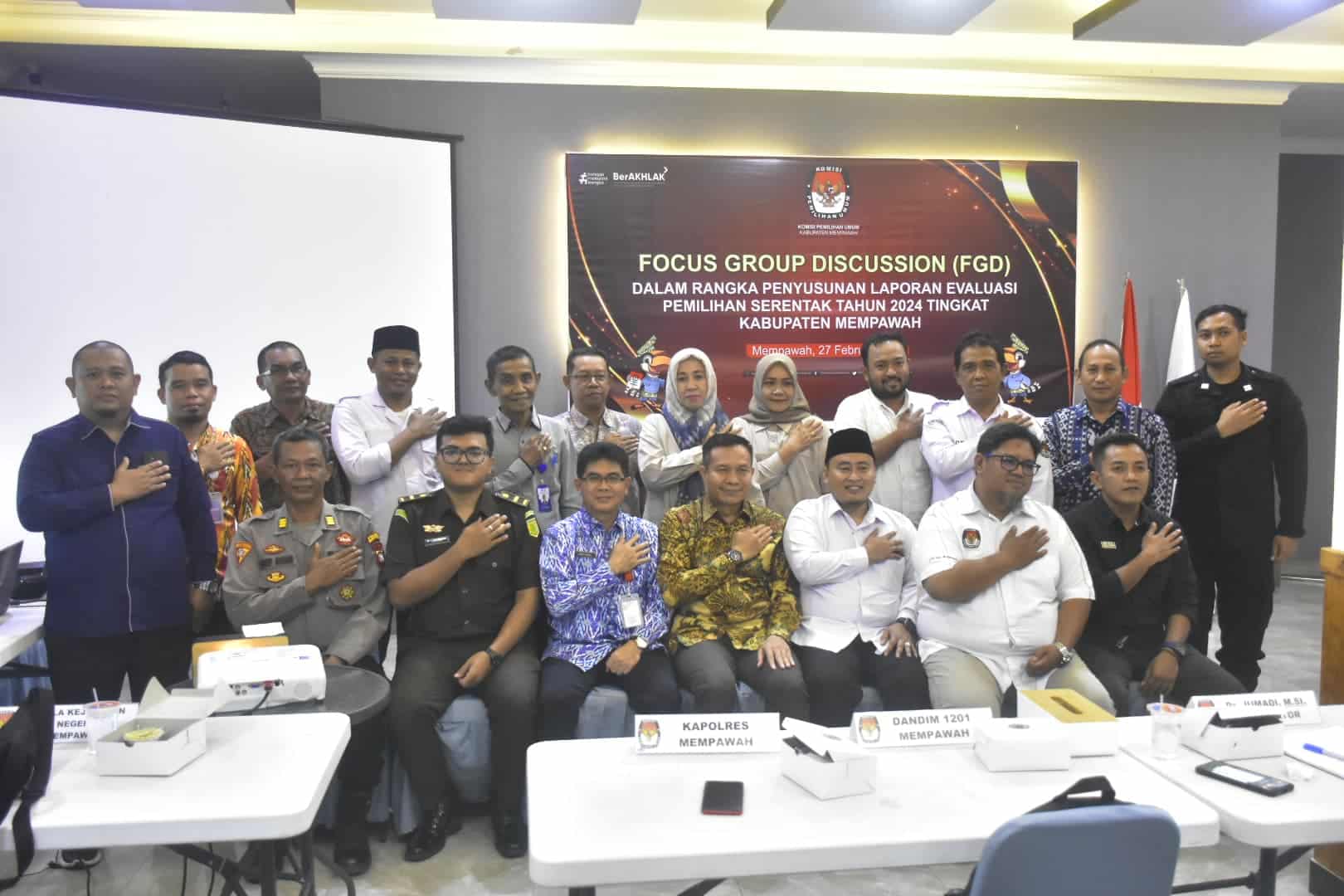 Evaluasi Pelaksanaan Pilkada 2024, KPU Mempawah Gelar FGD Libatkan Segenap Unsur