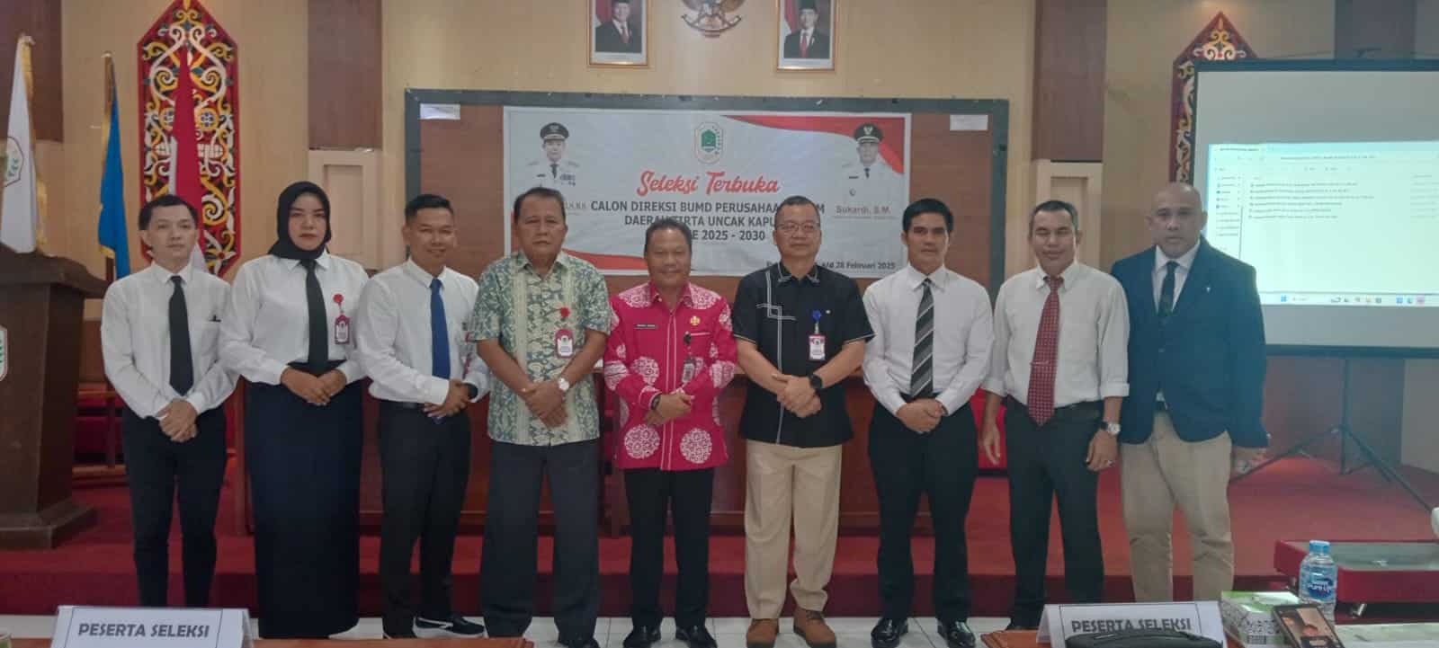 Seleksi Direksi BUMD Tirta Uncak Kapuas, Tiga Orang Perebutkan Kursi Direksi PDAM Kapuas Hulu