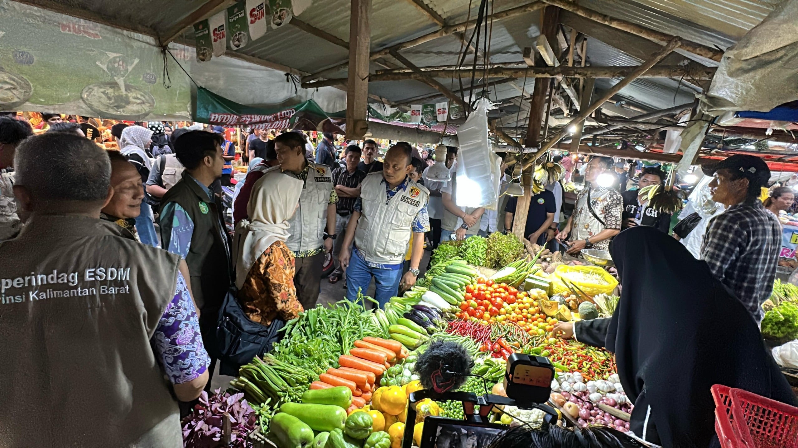 Tim Satgas Pangan Polda Kalbar Cek Stabilisasi Pasokan dan Harga Bahan Pokok di Pontianak