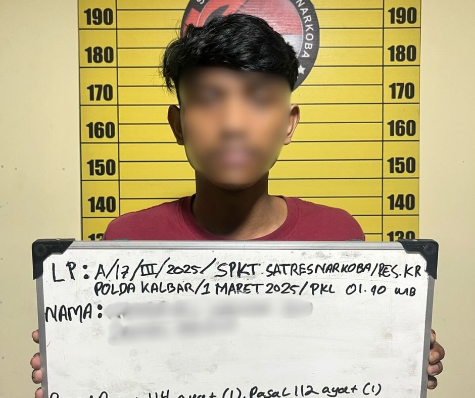 Tim Labubu Polres Kubu Raya Amankan Pengedar Sabu di Sungai Kakap