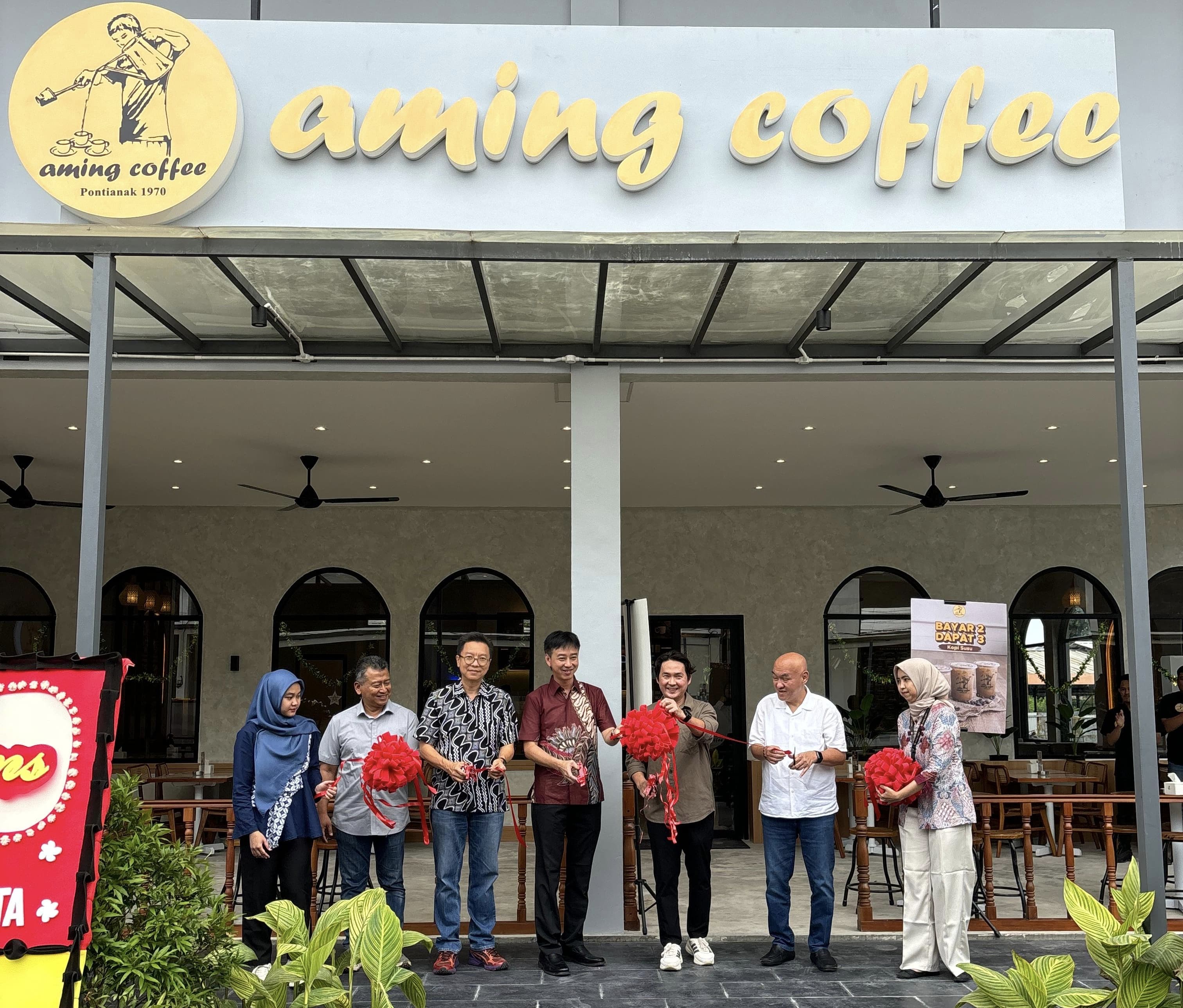 Aming Coffee Go Nasional, Resmikan Cabang Baru di Pasar Kota Pondok Gede