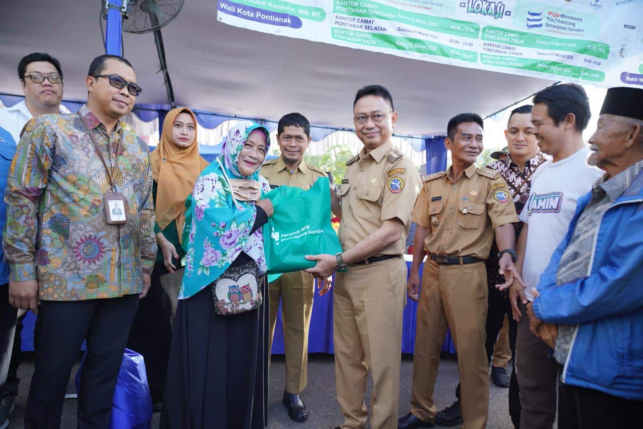 Pasar Murah di Pontianak Selatan, Harga Sembako per Paket Rp 85 Ribu