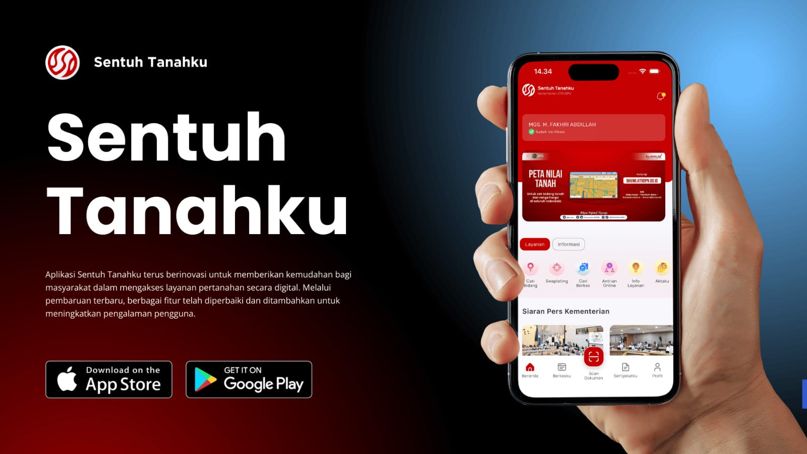 Sentuh Tanahku Hadir dengan Beragam Fitur Baru, Permudah Akses Layanan Pertanahan Digital
