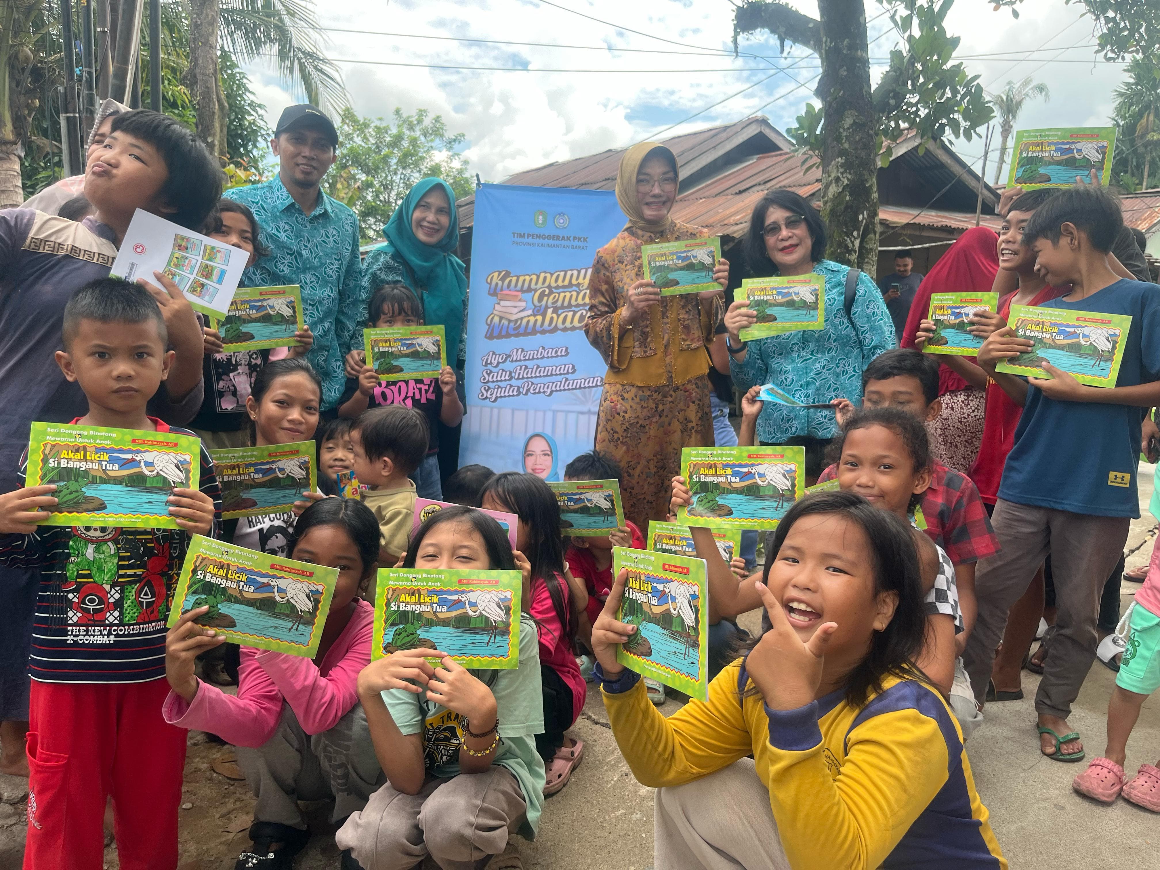 PKK Pontianak Kampanyekan Anak Gemar Membaca Lewat Inovasi Rumah Dongeng