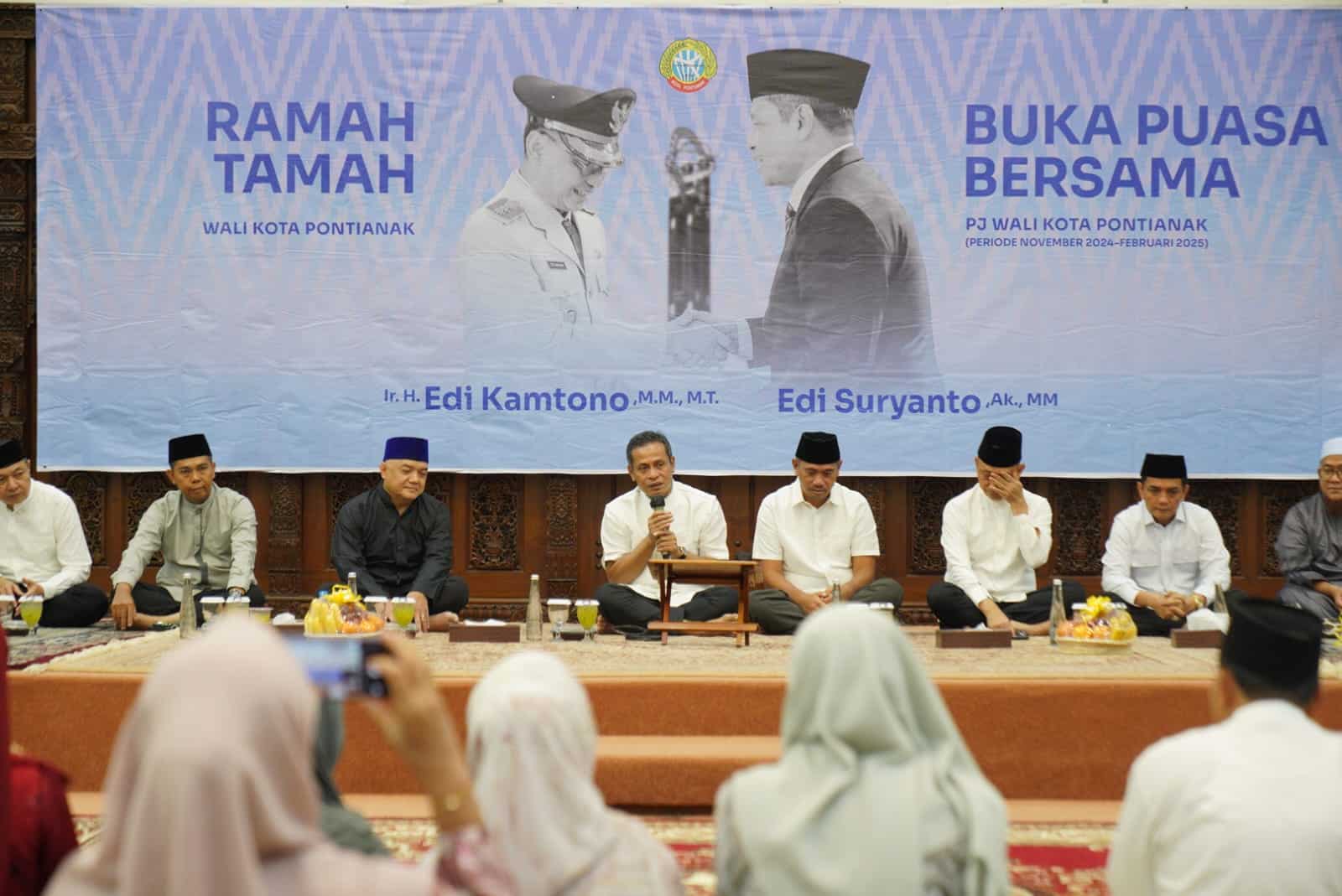 Mantan Pj Wali Kota Edi Suryanto Buka Puasa bersama Forkopimda Pontianak