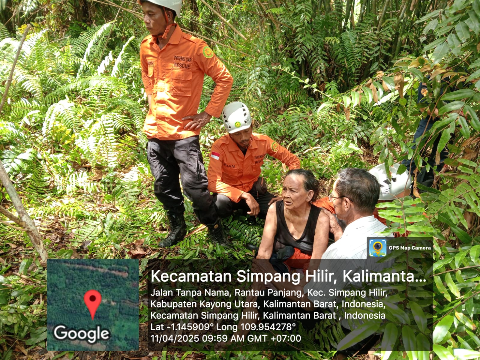 Nenek 80 Tahun di Kayong Utara Ditemukan Selamat Setelah Hilang Selama Tiga Hari