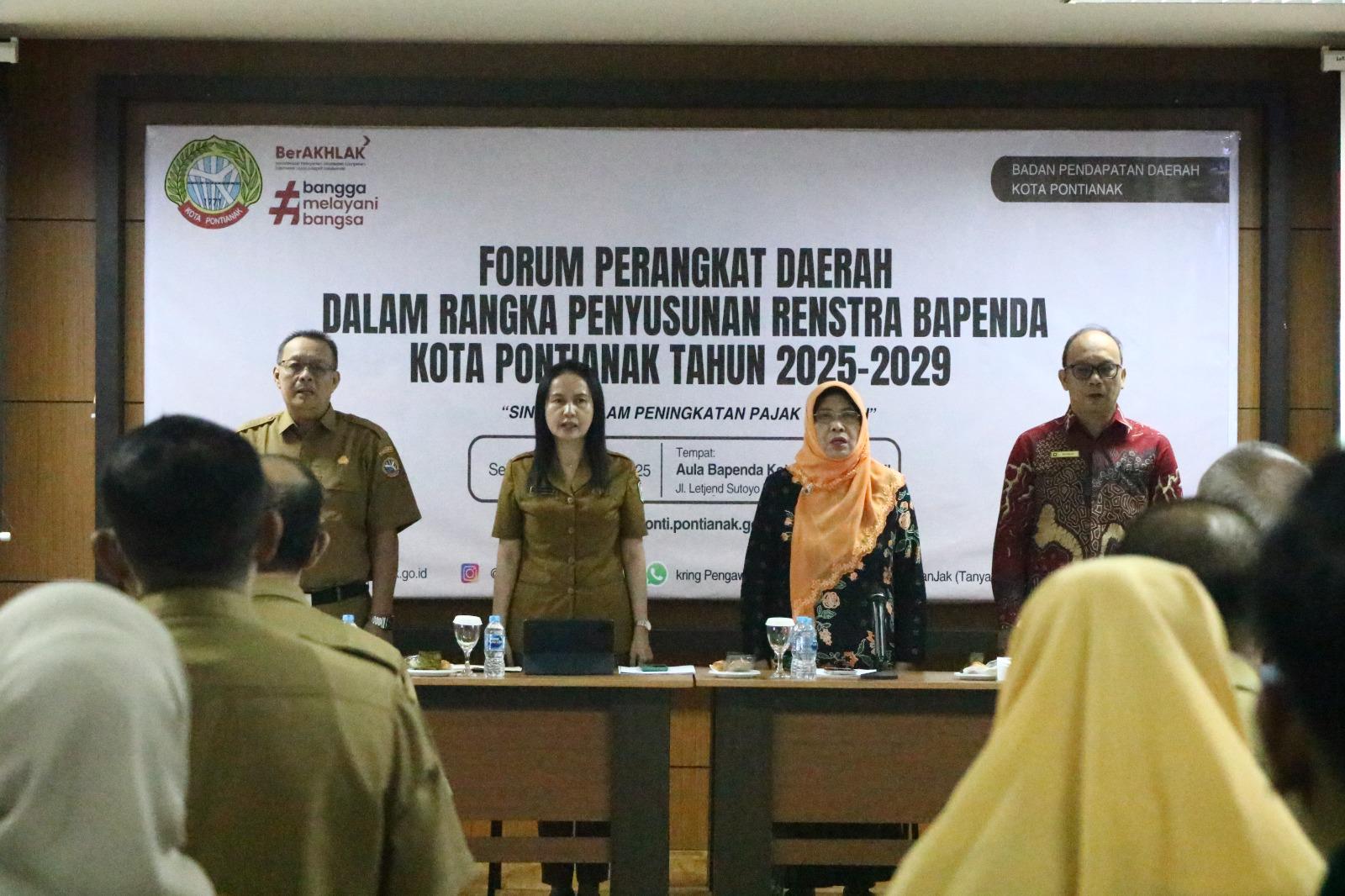 Bapenda Pontianak Targetkan Peningkatan PAD 2025