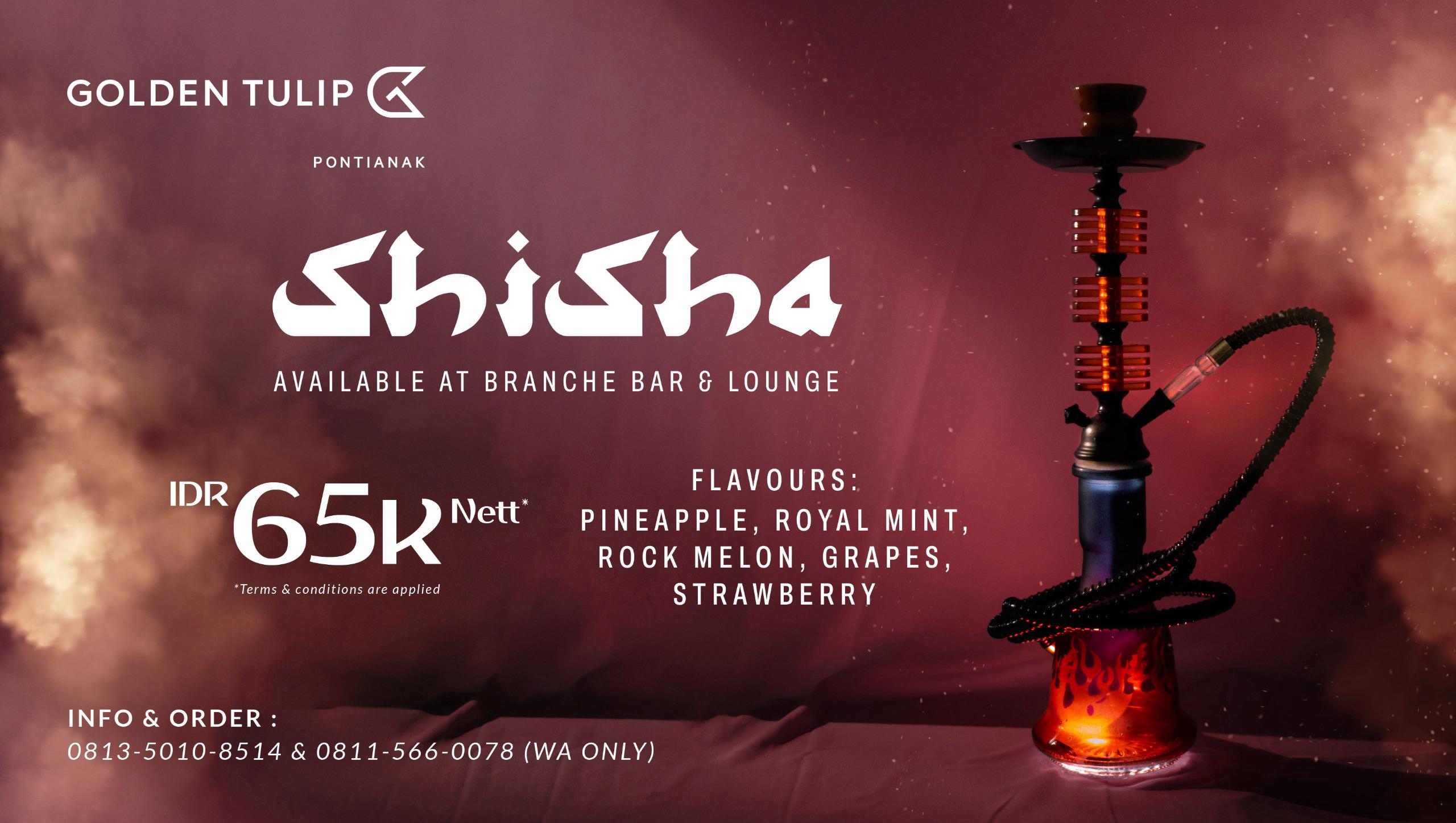 Nikmati Sensasi Shisha di Hotel Golden Tulip Pontianak