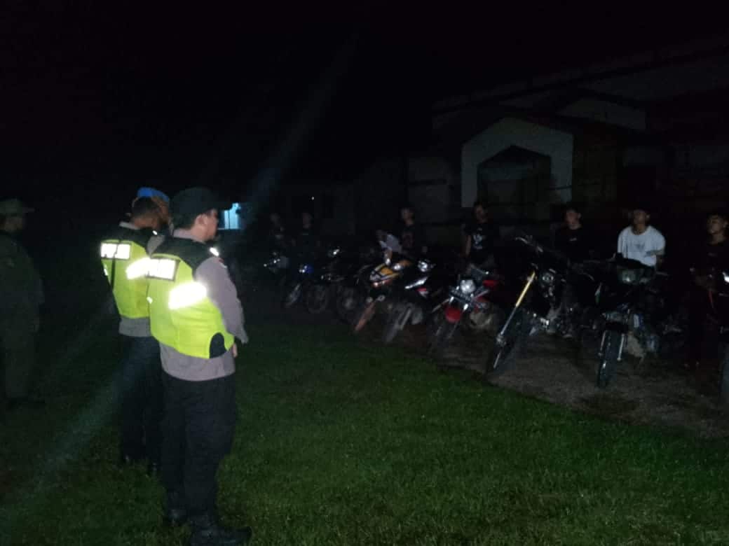 Tim Gabungan Tertibkan 14 Motor Berknalpot Brong di Silat Hulu