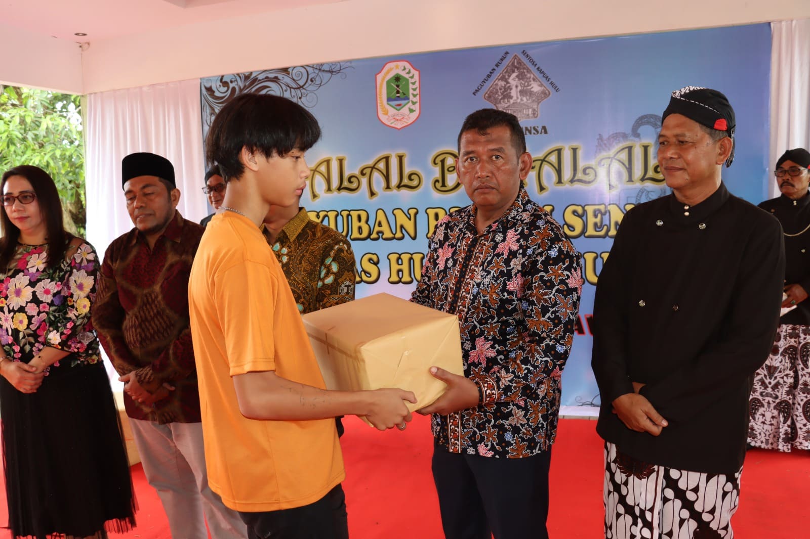 Kabag Ren Polres Kapuas Hulu Hadiri Halal Bihalal Pakunsa