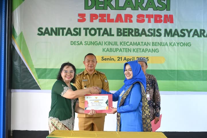 Desa Sungai Kinjil Ketapang Resmi Sandang Status ODF
