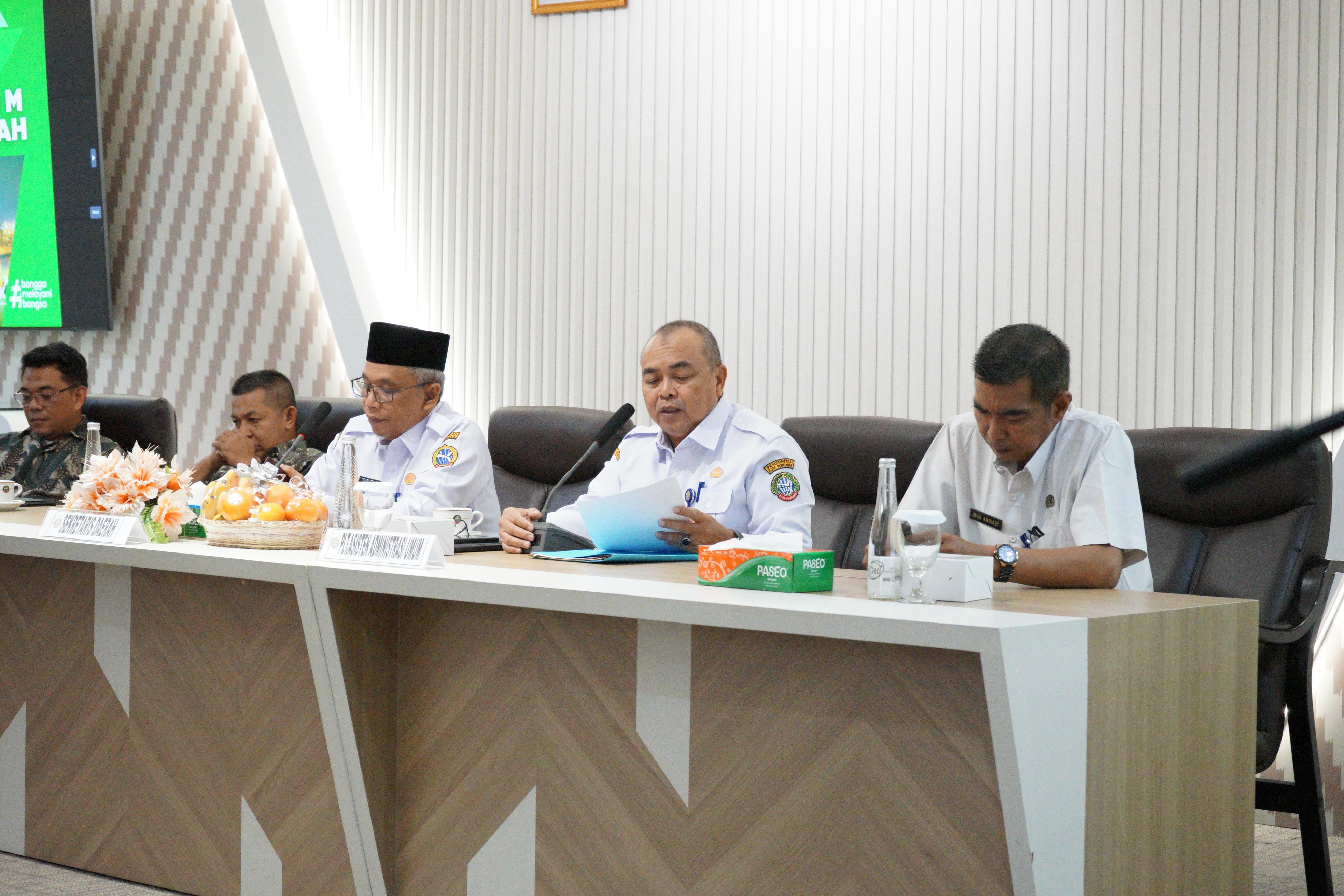 Amirullah Minta Jajaran Setda Pontianak Susun Renstra Secara Detail: Bukan Hanya Sekadar Rutinitas Administratif