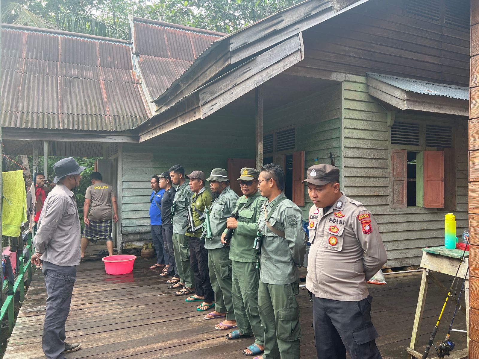 14 Personel Gabungan Jaga dan Cegah Kembalinya Aktivitas PETI di Taman Nasional Betung Kerihun