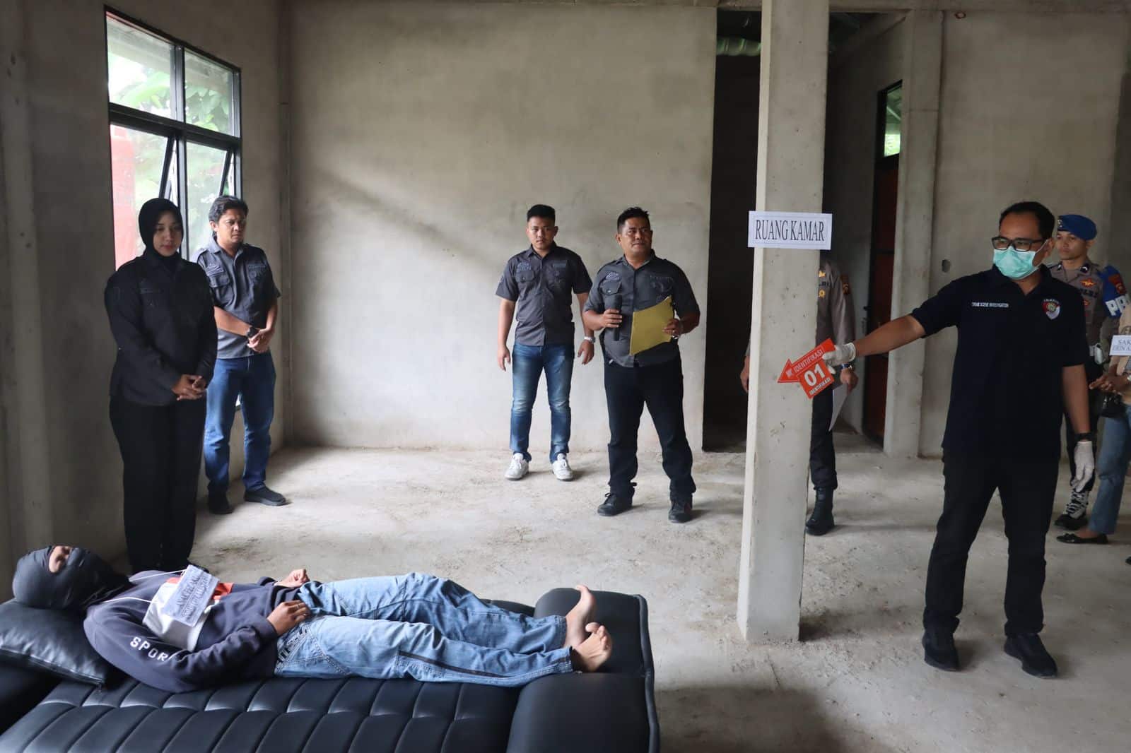 Polres Sambas Gelar Rekonstruksi Kasus Ibu yang Diduga Hilangkan Nyawa Bayinya