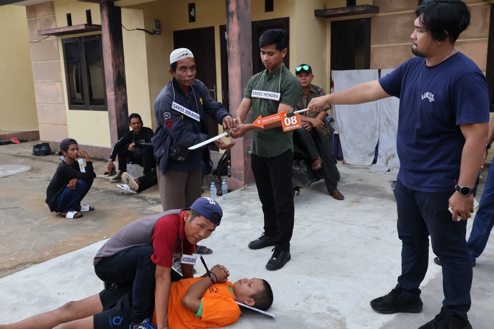 Polres Kubu Raya Rekonstruksi Kasus Duel Maut Dua Pemuda di Sungai Rengas