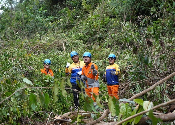 Lebaran di Tengah Hutan, Petugas PLN Ini Rela 84 Jam Jaga Transmisi Listrik Kalimantan